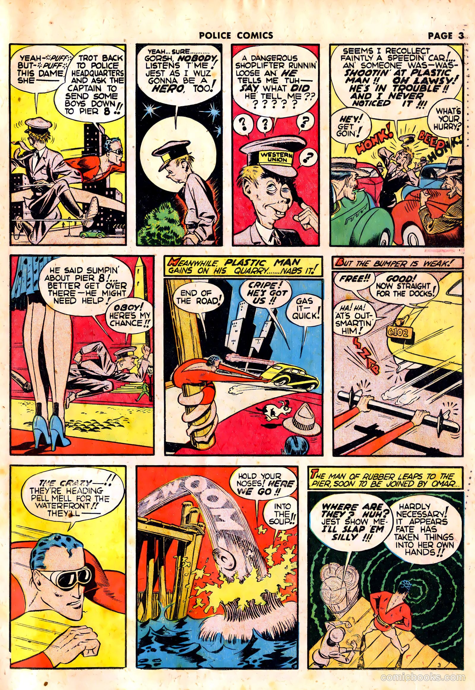 Police Comics #10 (1942) — page 5 of 68