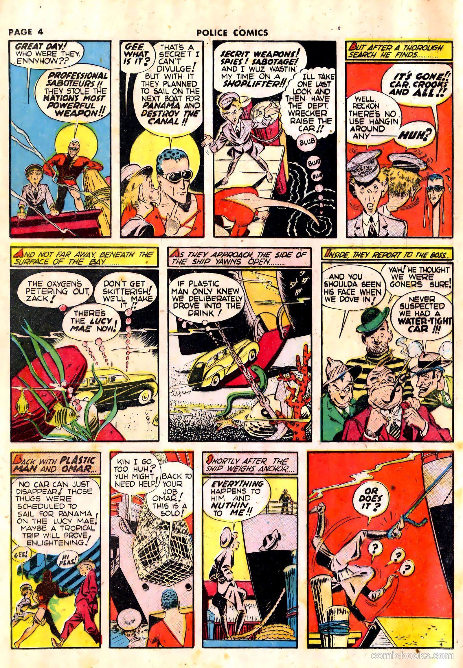 Police Comics #10 (1942) — page 6 of 68
