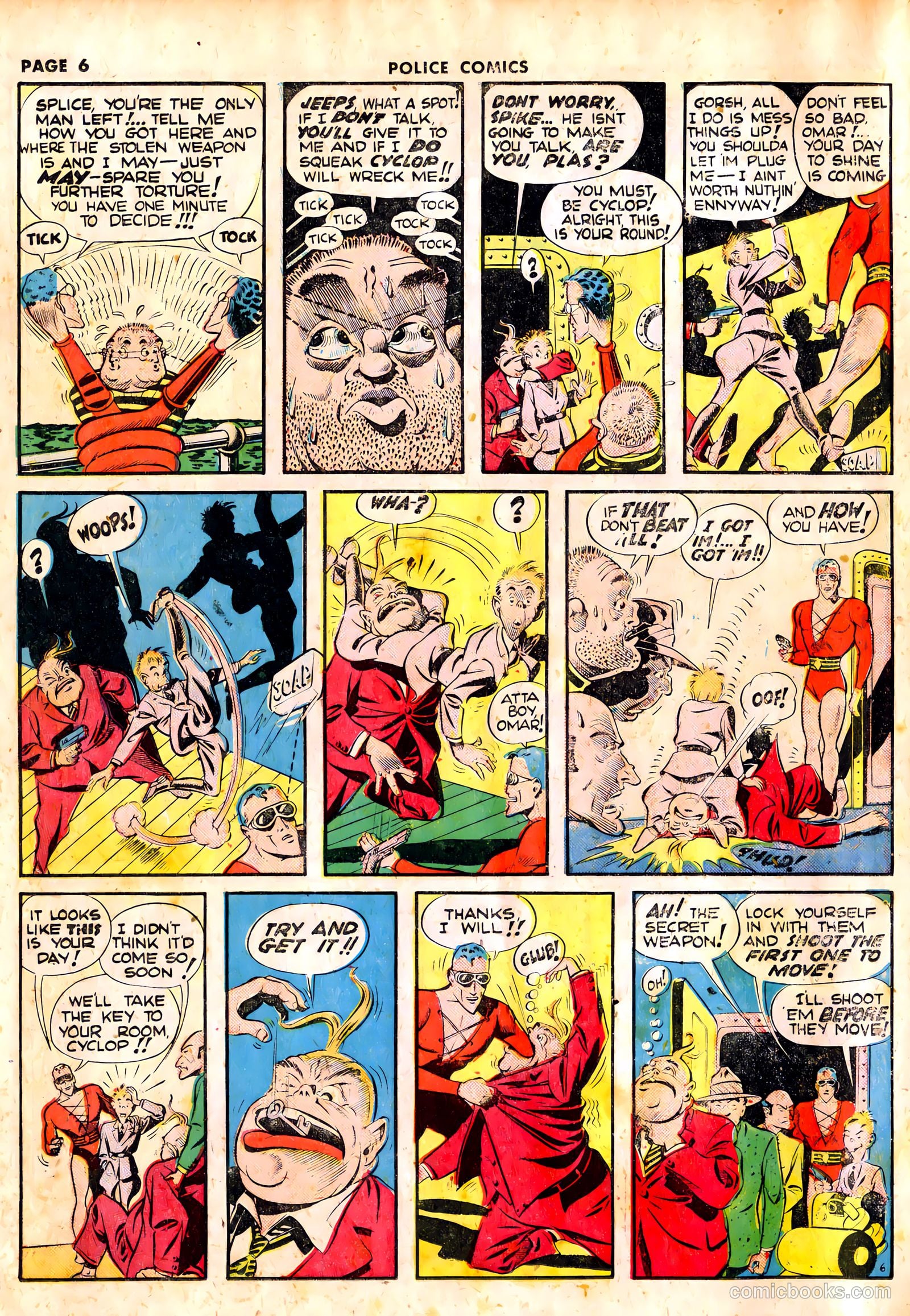 Police Comics #10 (1942) — page 8 of 68