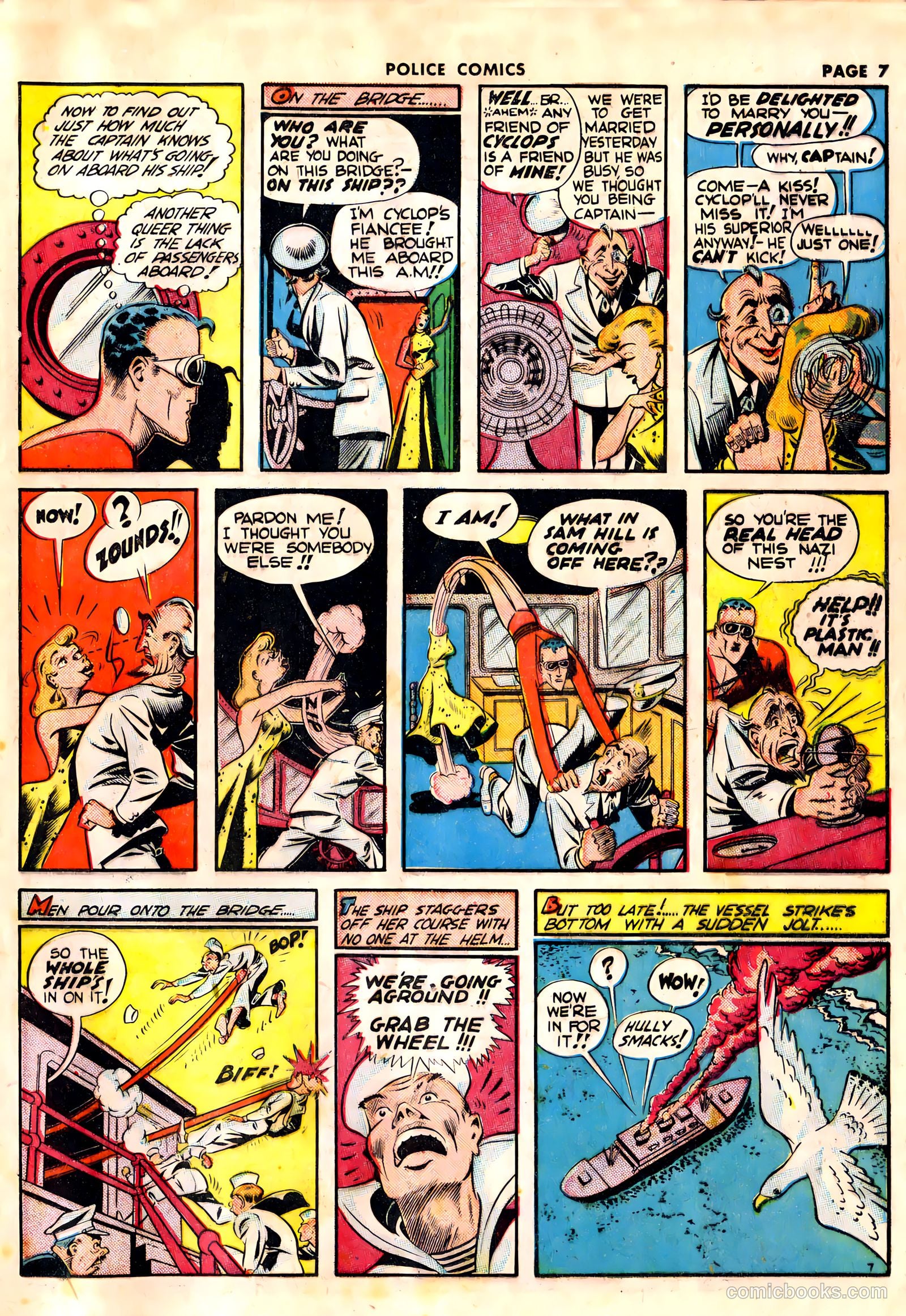 Police Comics #10 (1942) — page 9 of 68