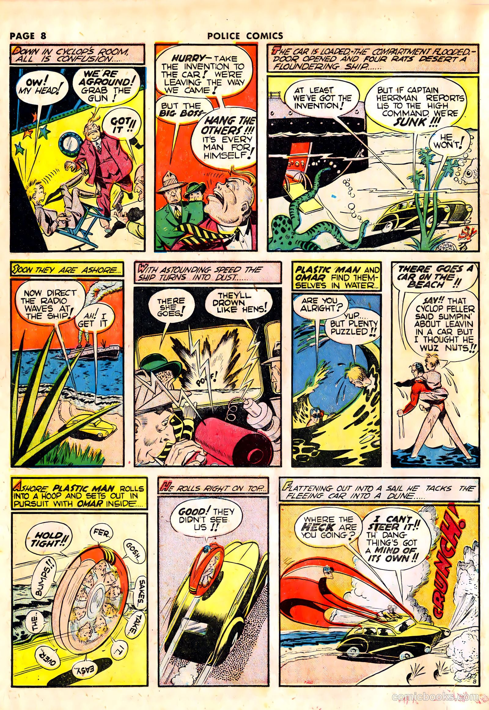 Police Comics #10 (1942) — page 10 of 68