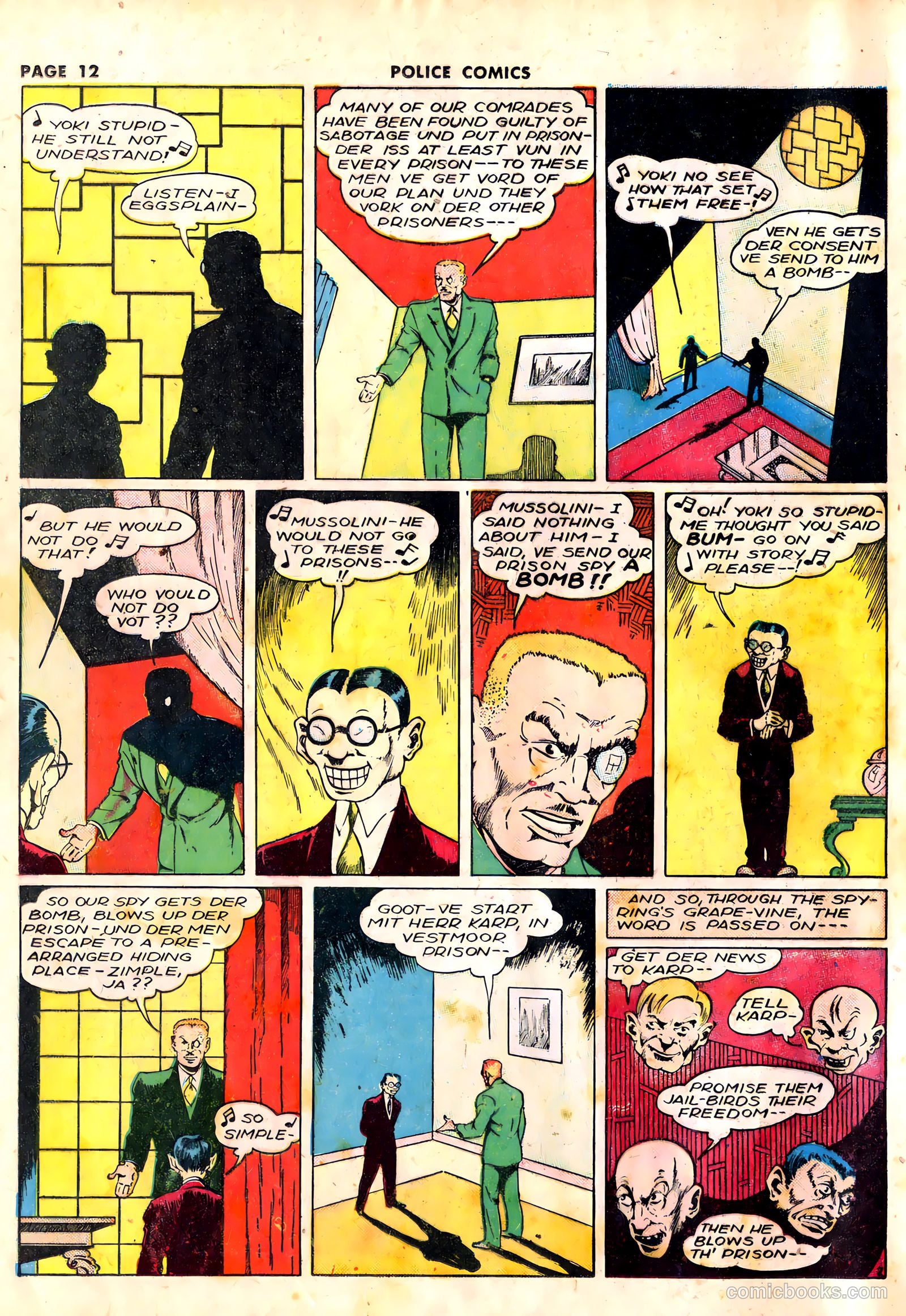Police Comics #10 (1942) — page 14 of 68