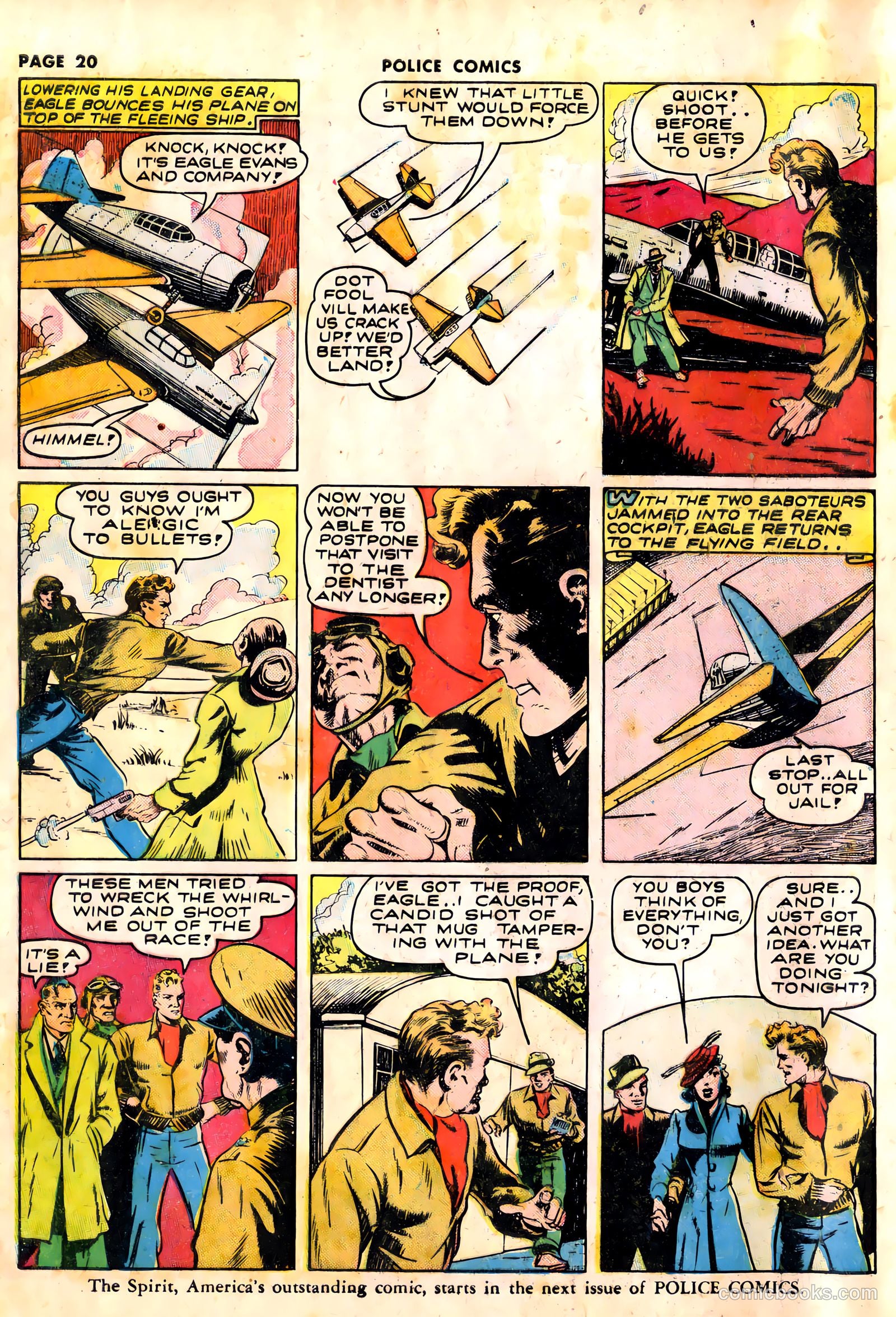 Police Comics #10 (1942) — page 22 of 68