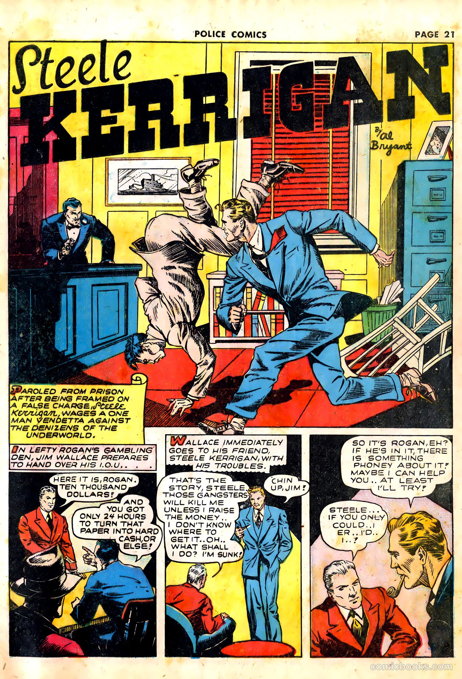 Police Comics #10 (1942) — page 23 of 68