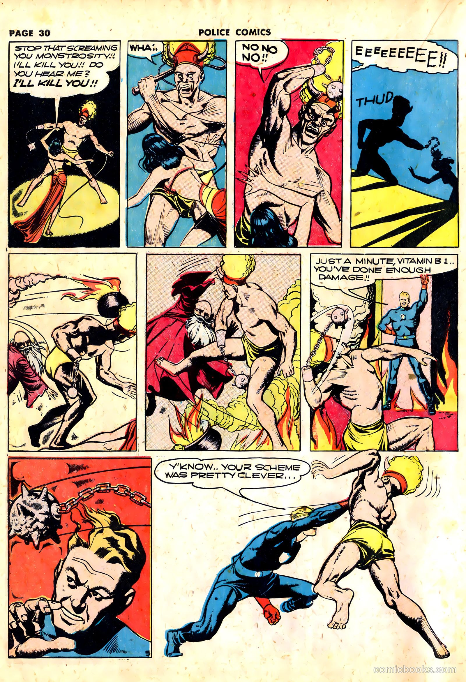 Police Comics #10 (1942) — page 32 of 68
