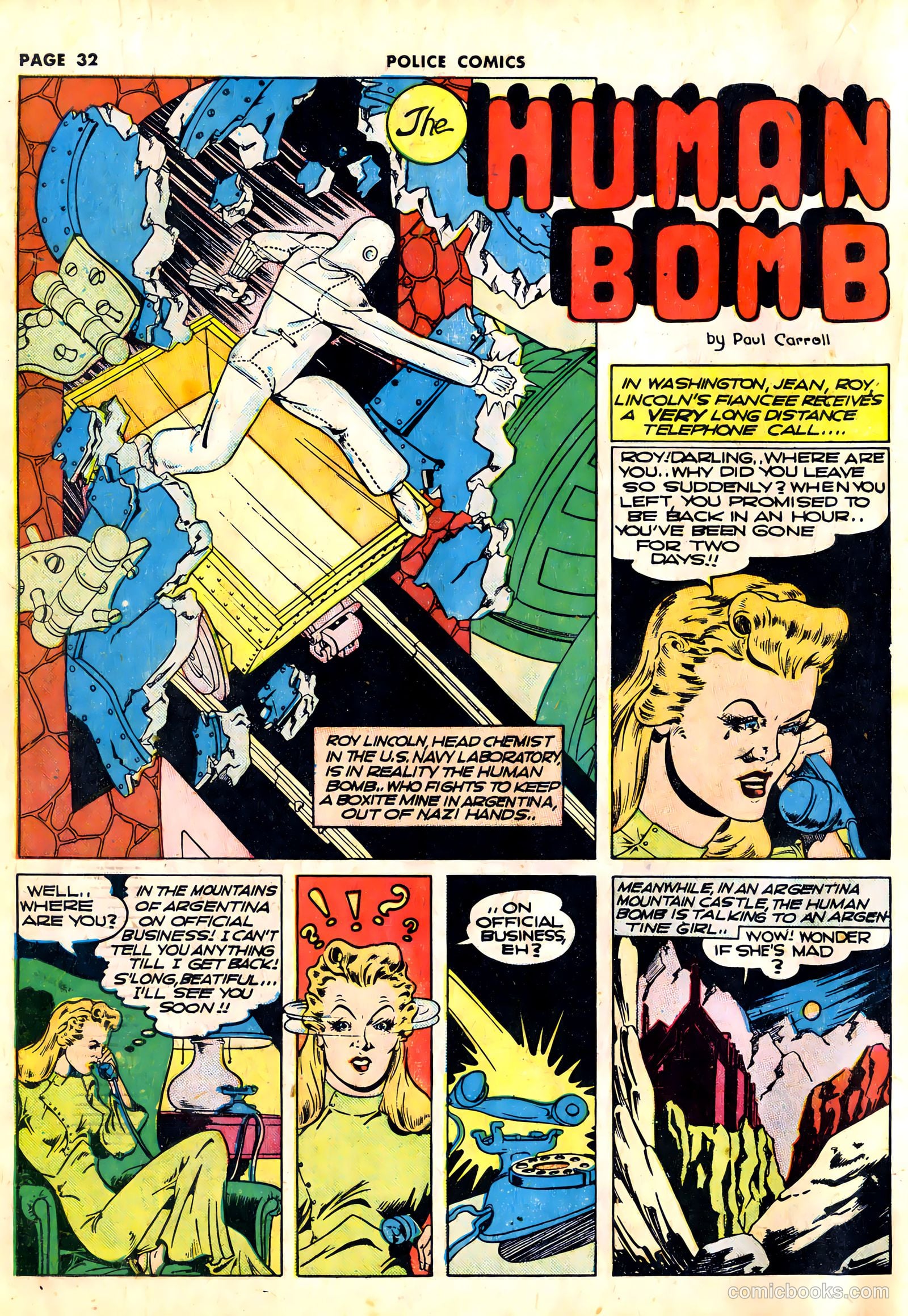 Police Comics #10 (1942) — page 34 of 68