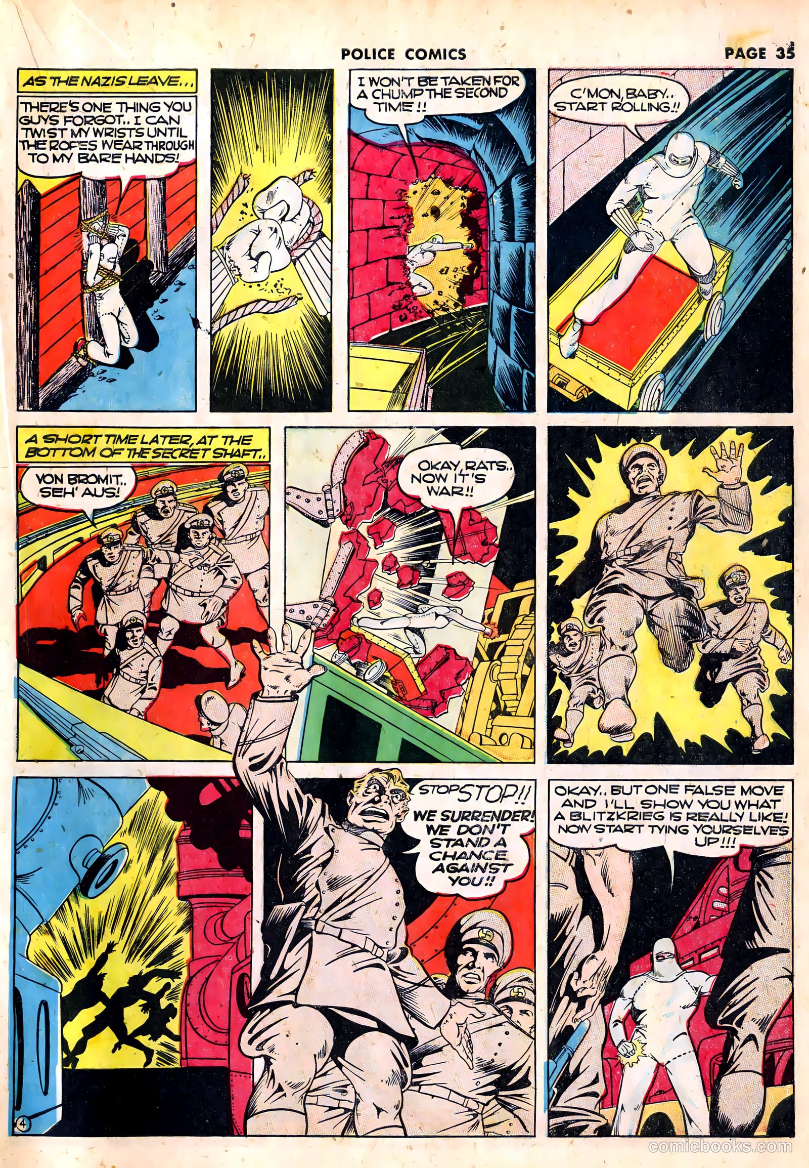 Police Comics #10 (1942) — page 37 of 68