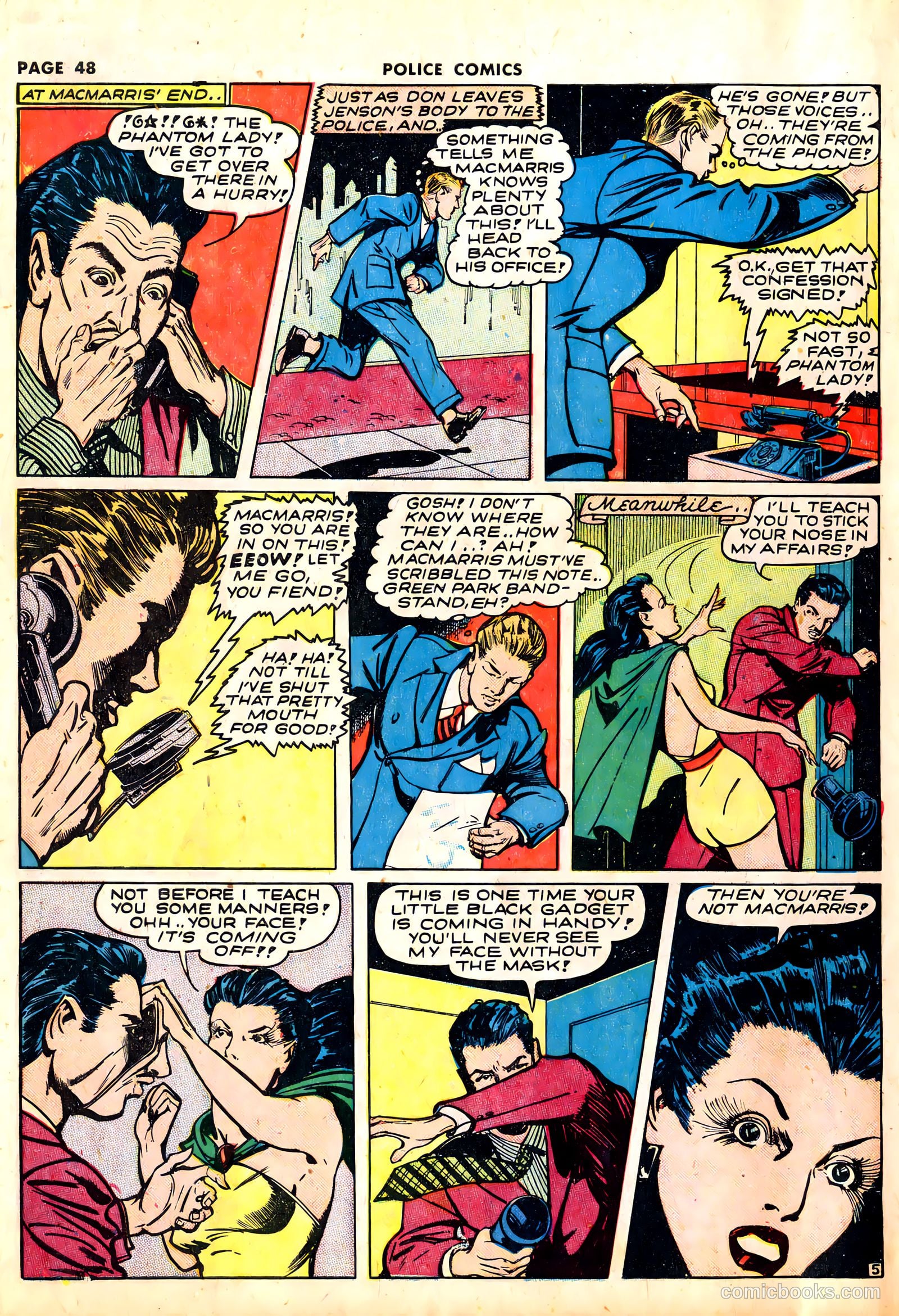 Police Comics #10 (1942) — page 50 of 68