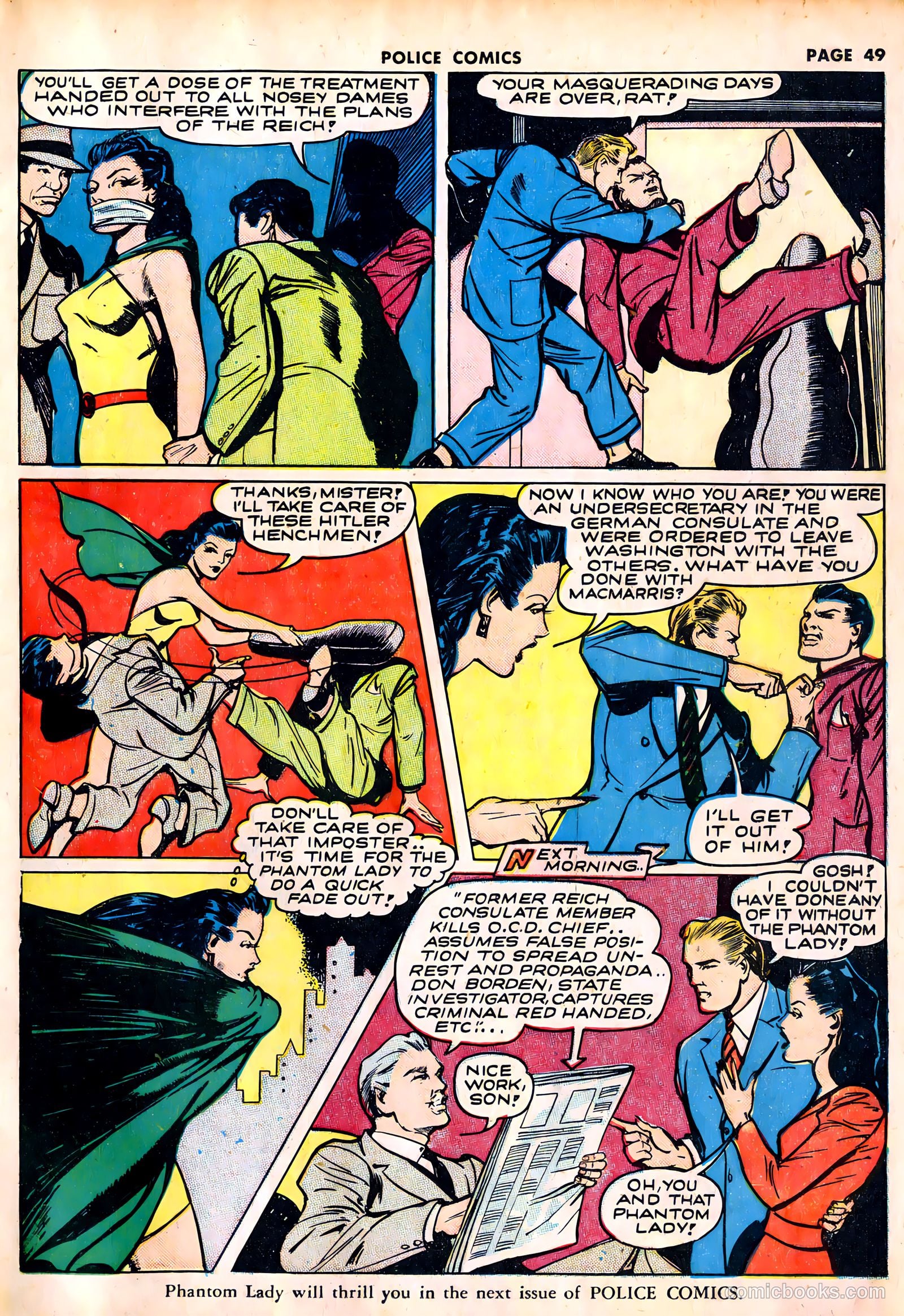 Police Comics #10 (1942) — page 51 of 68