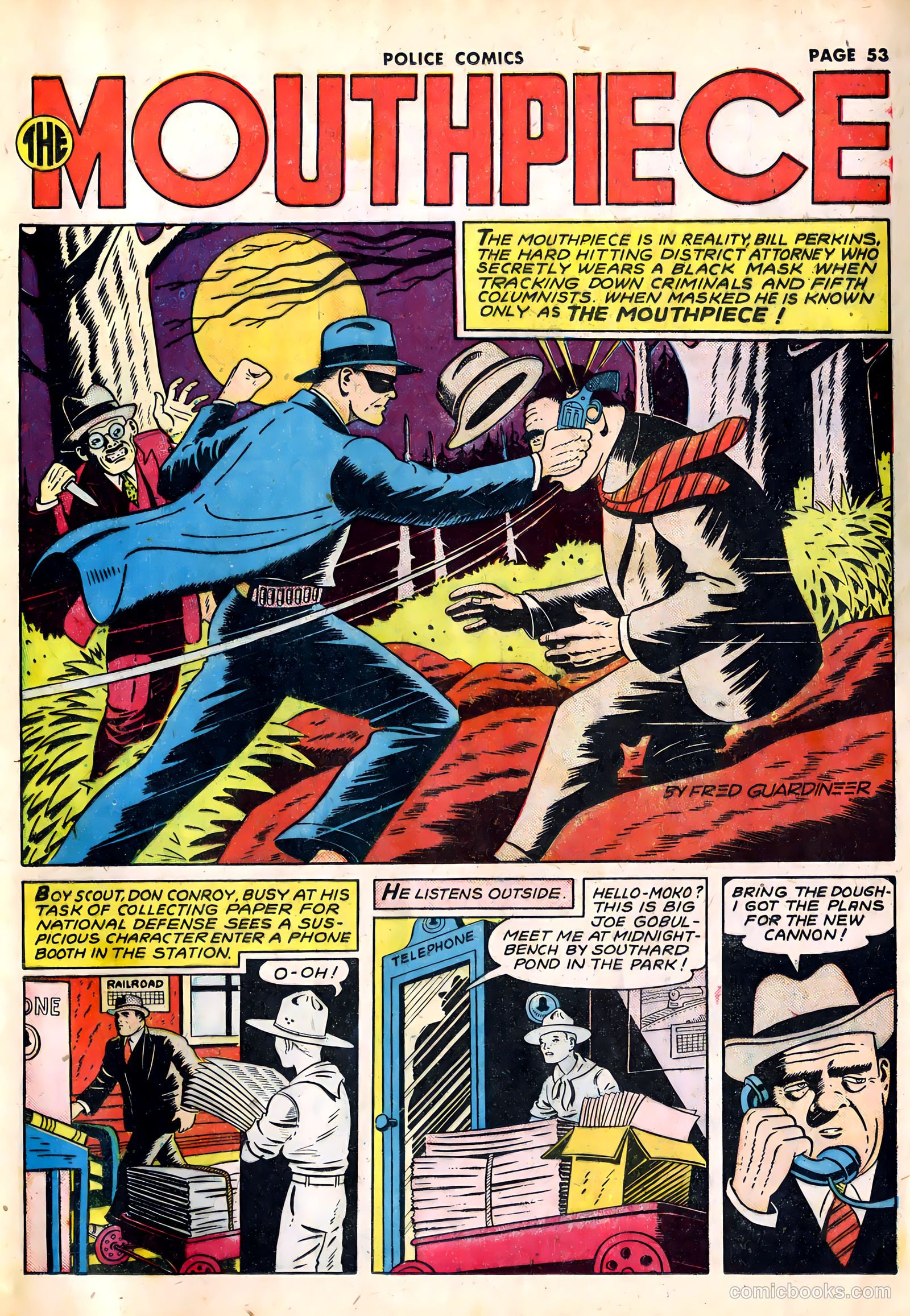 Police Comics #10 (1942) — page 55 of 68