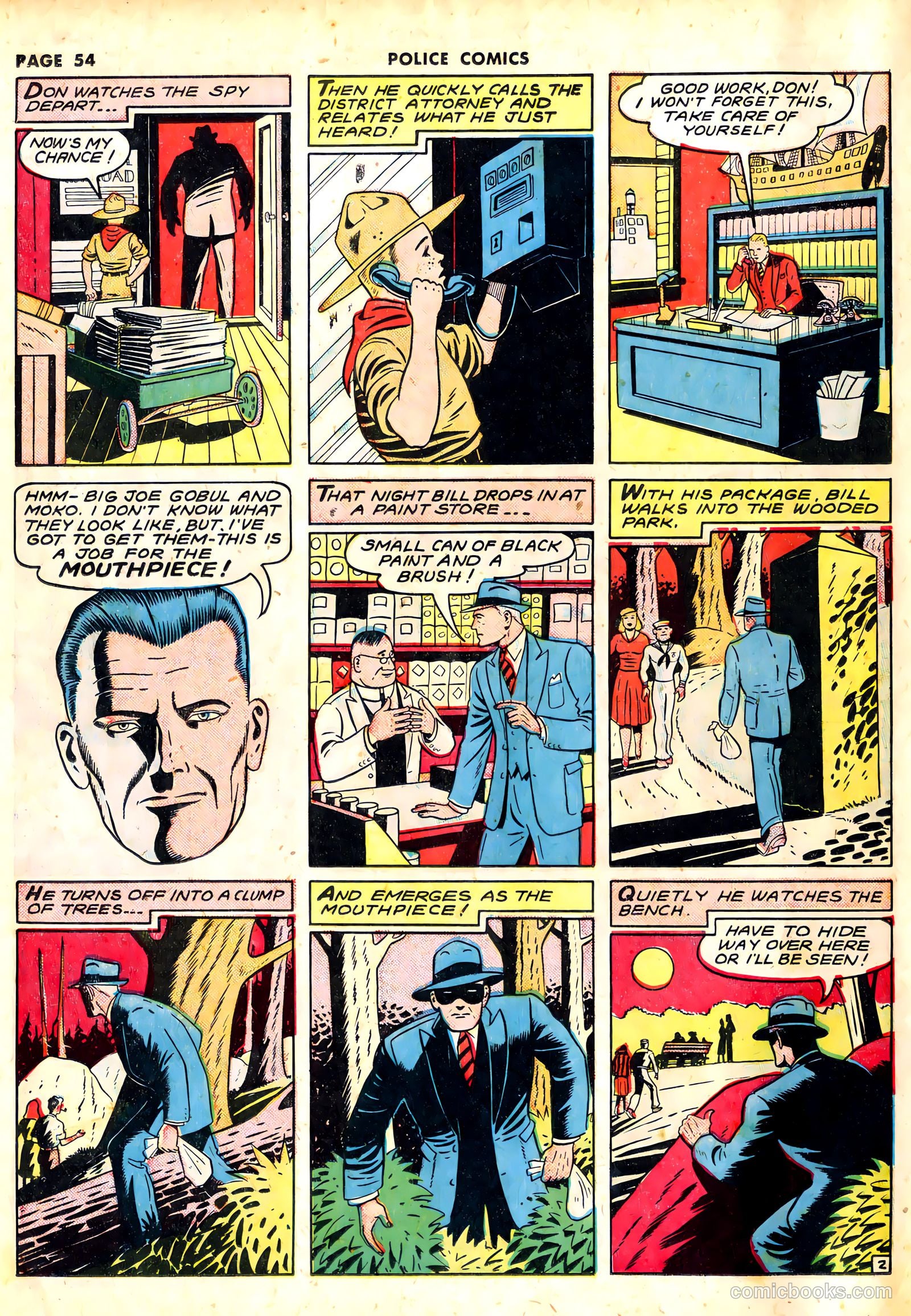Police Comics #10 (1942) — page 56 of 68