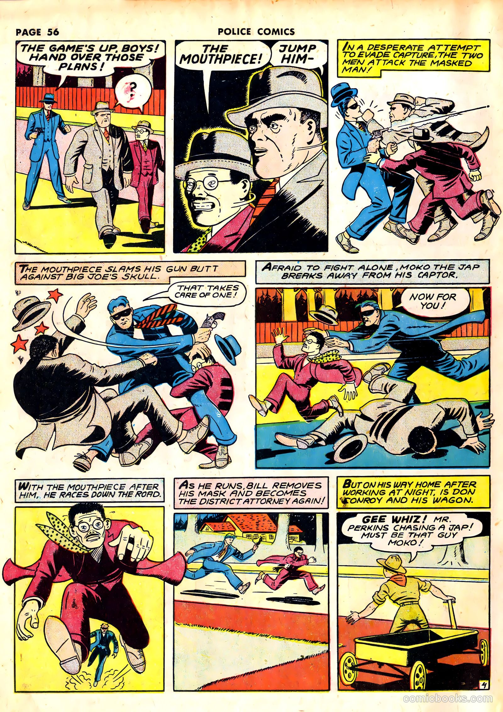 Police Comics #10 (1942) — page 58 of 68