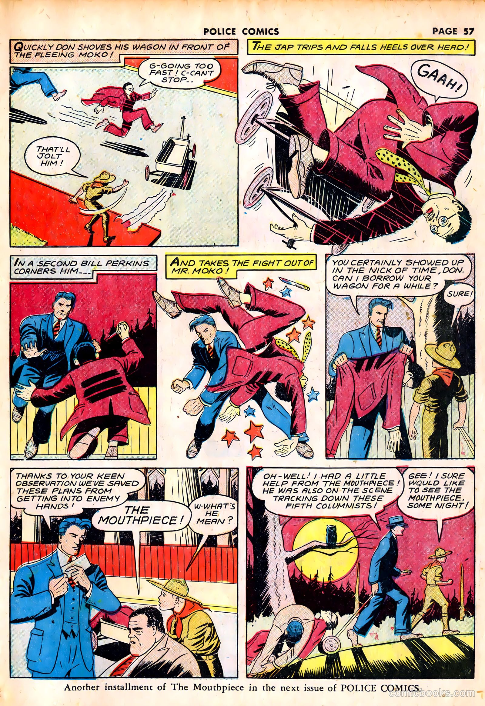 Police Comics #10 (1942) — page 59 of 68