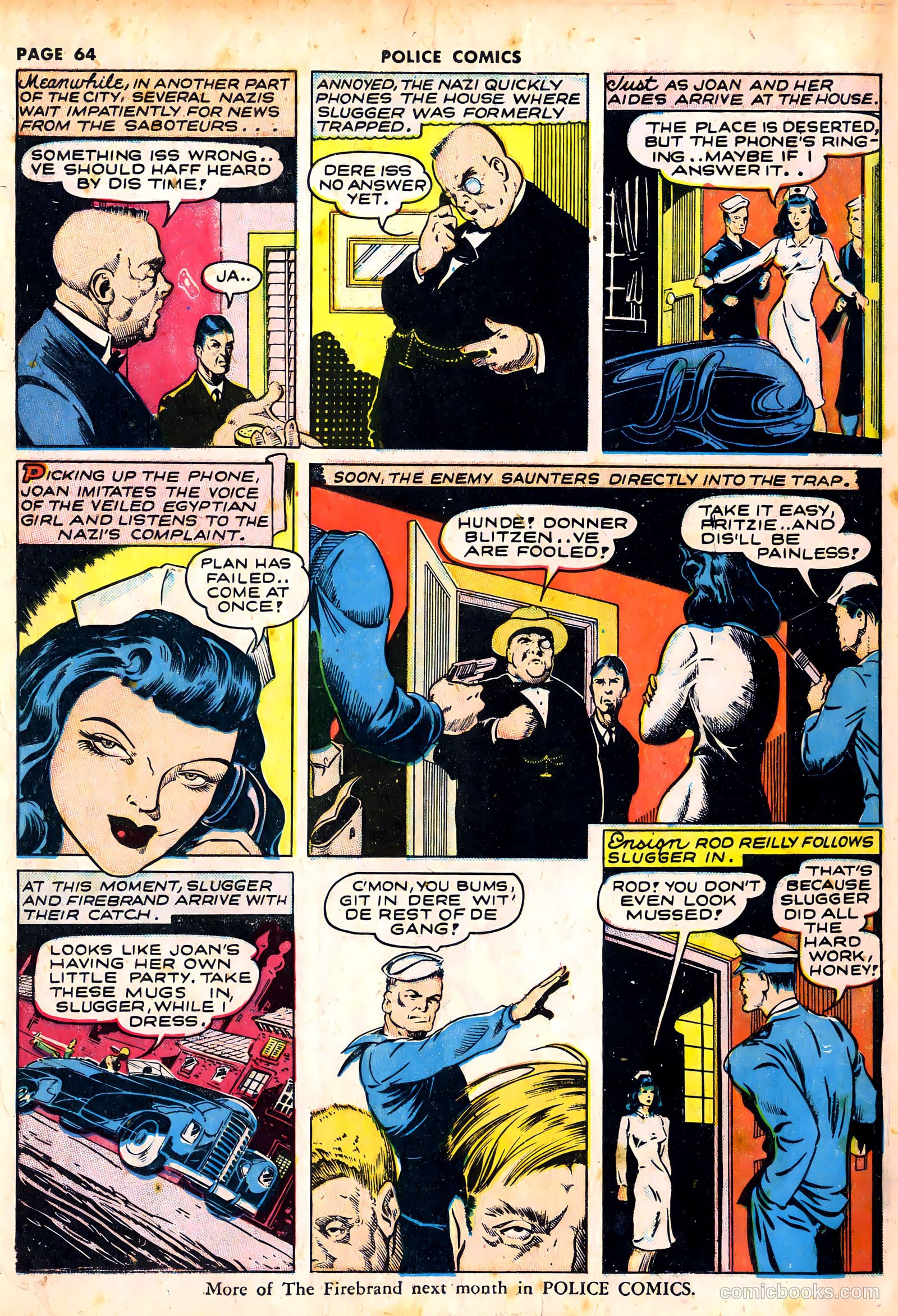 Police Comics #10 (1942) — page 66 of 68