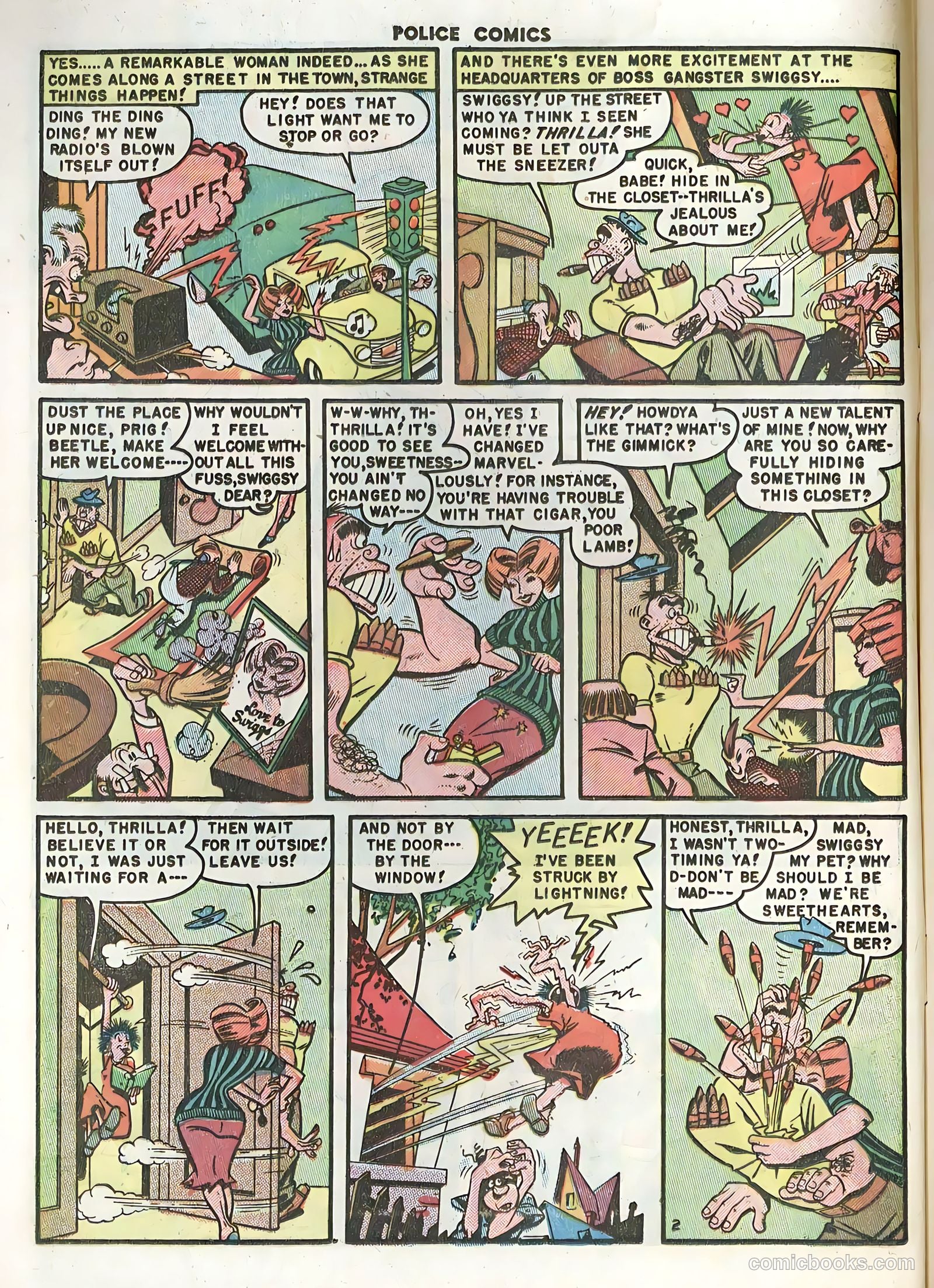 Police Comics #100 (1950) — page 4 of 36