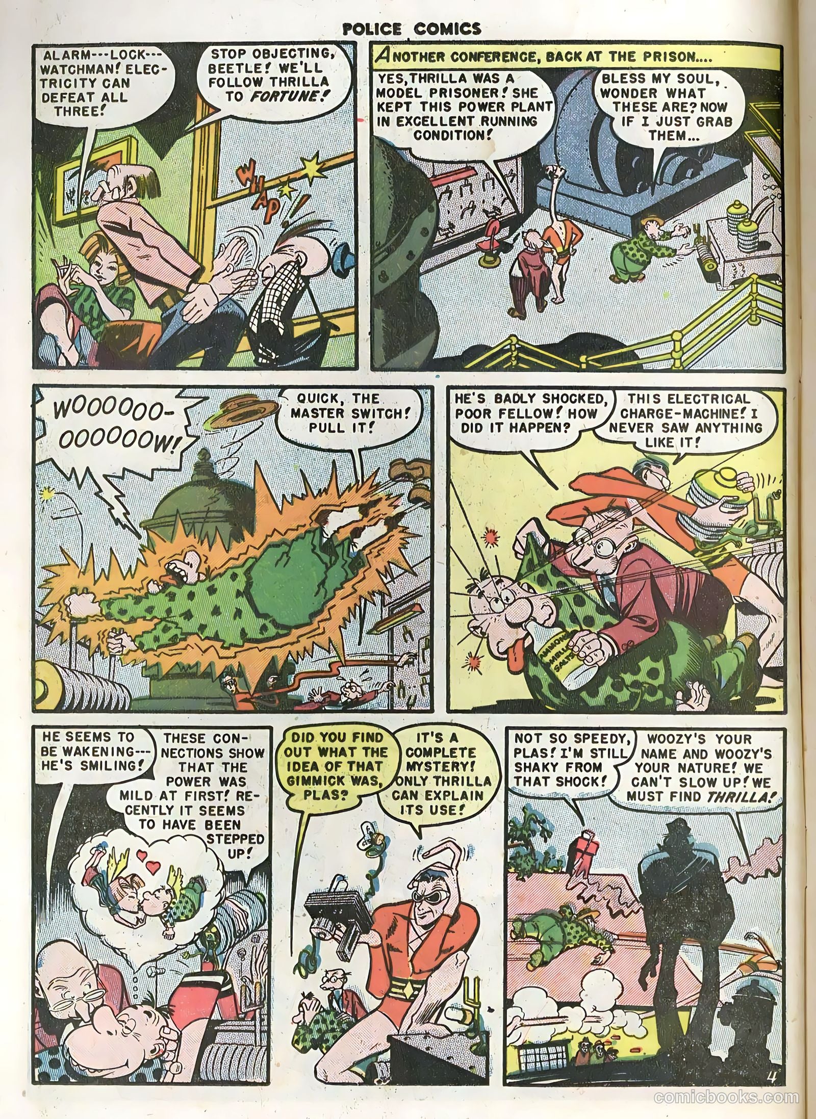 Police Comics #100 (1950) — page 6 of 36