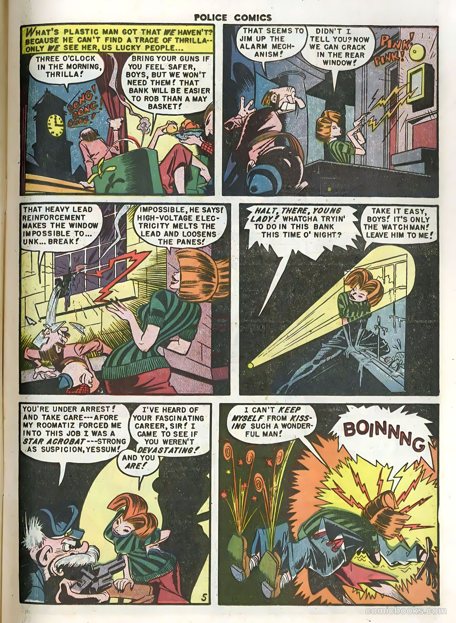 Police Comics #100 (1950) — page 7 of 36