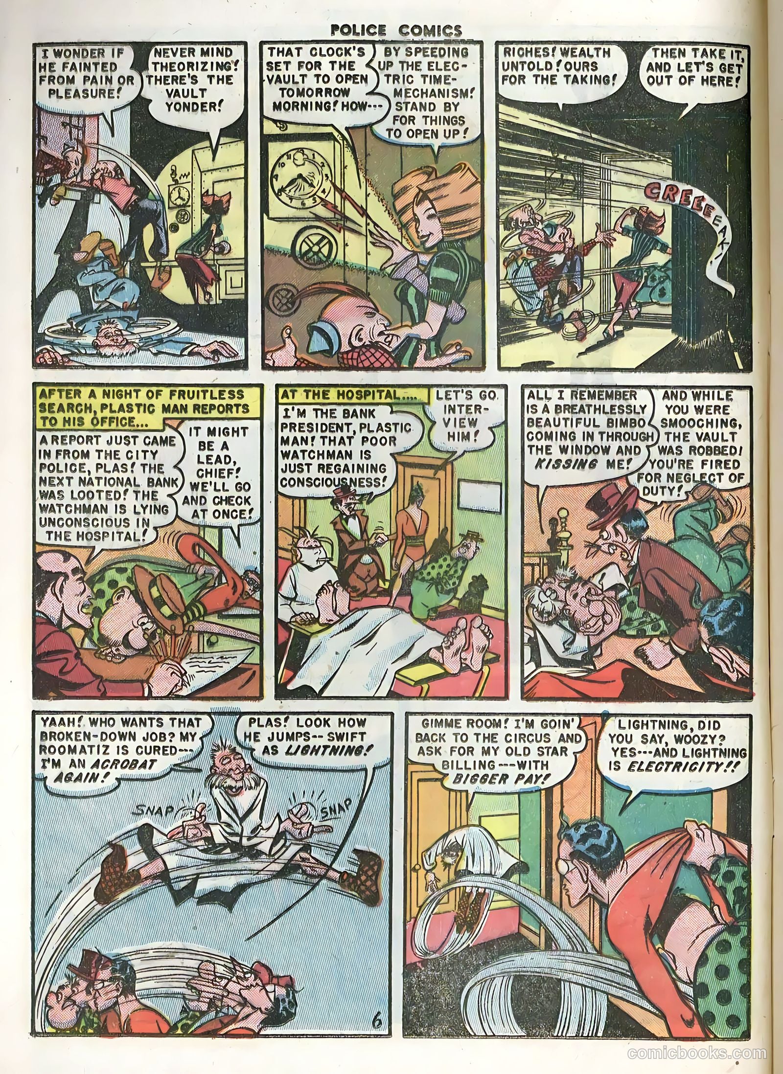 Police Comics #100 (1950) — page 8 of 36