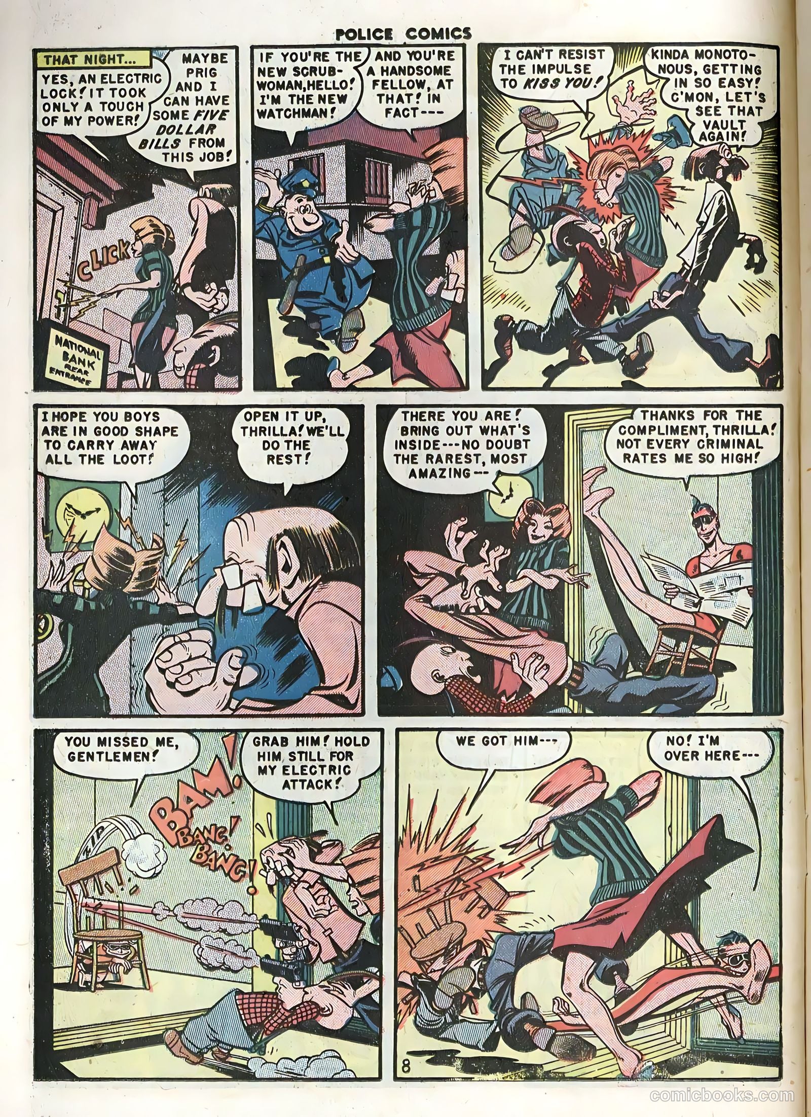 Police Comics #100 (1950) — page 10 of 36