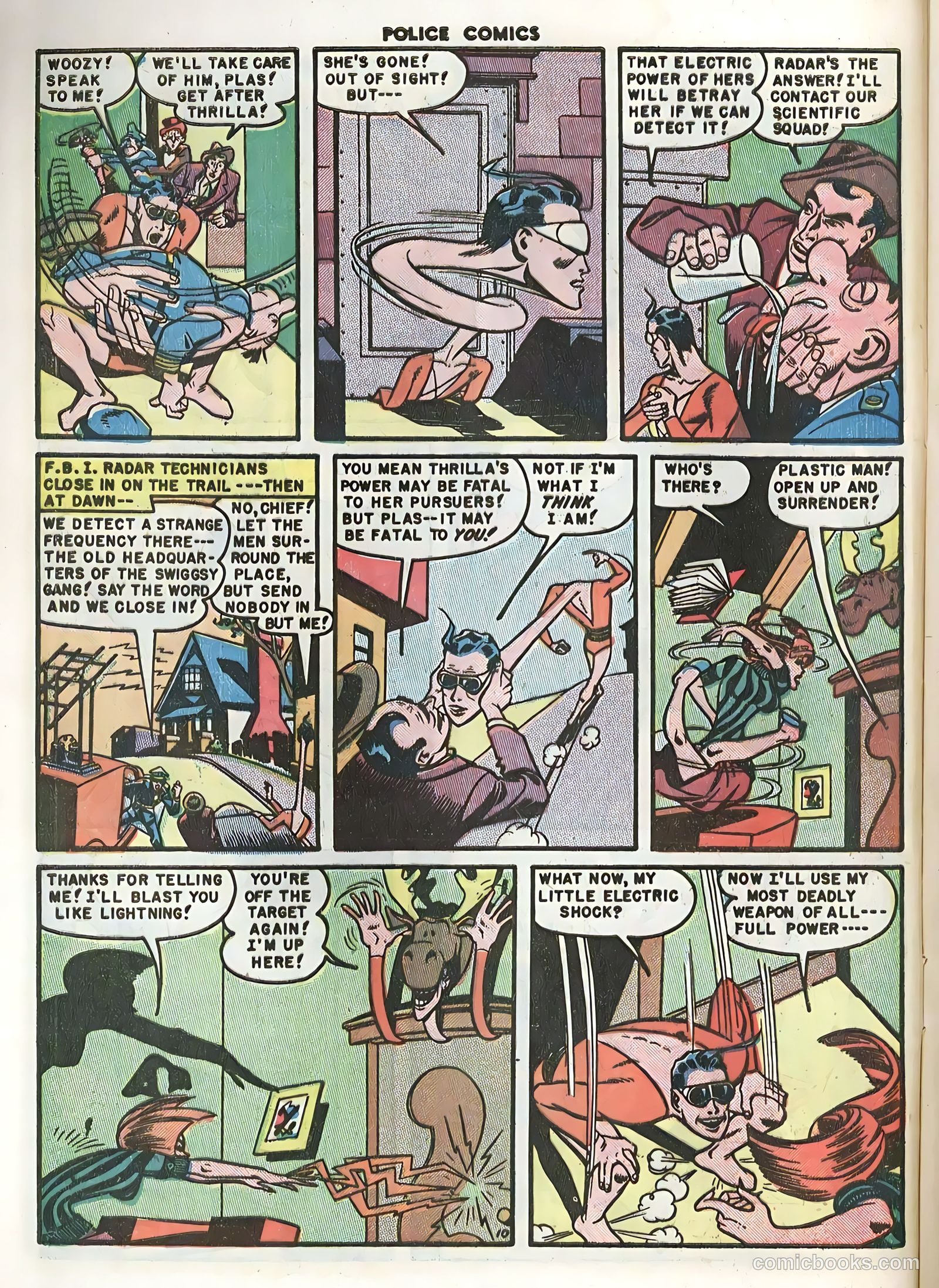 Police Comics #100 (1950) — page 12 of 36