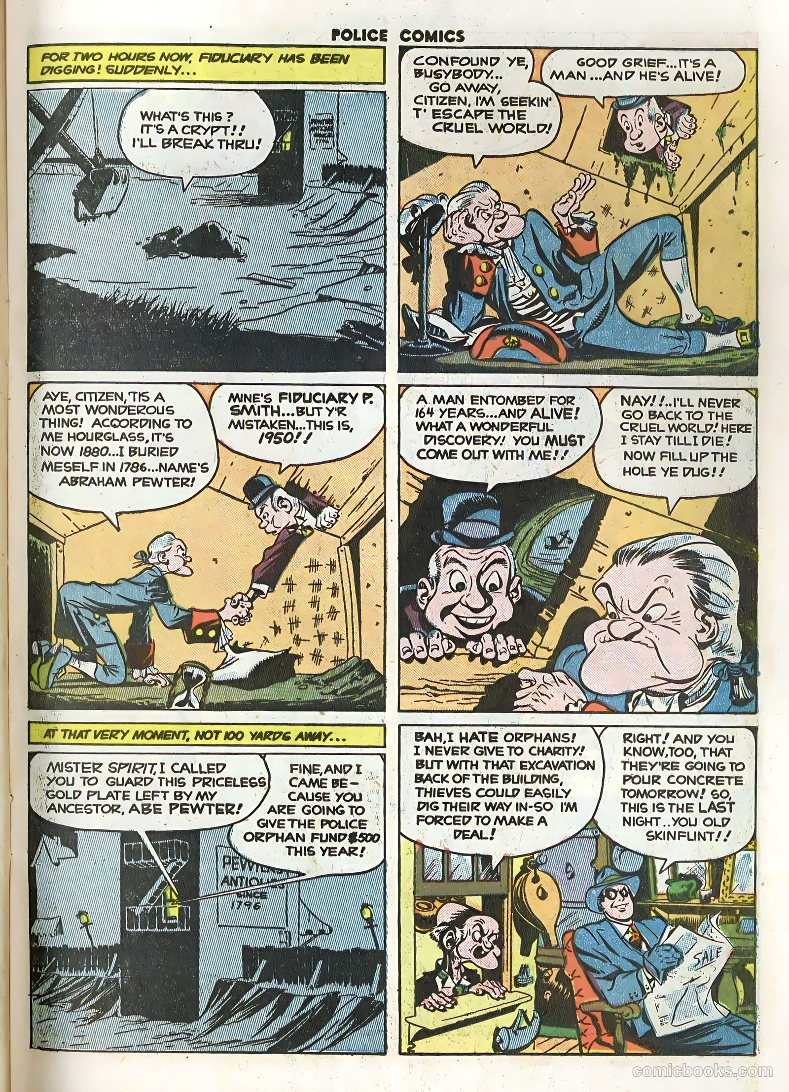 Police Comics #100 (1950) — page 15 of 36