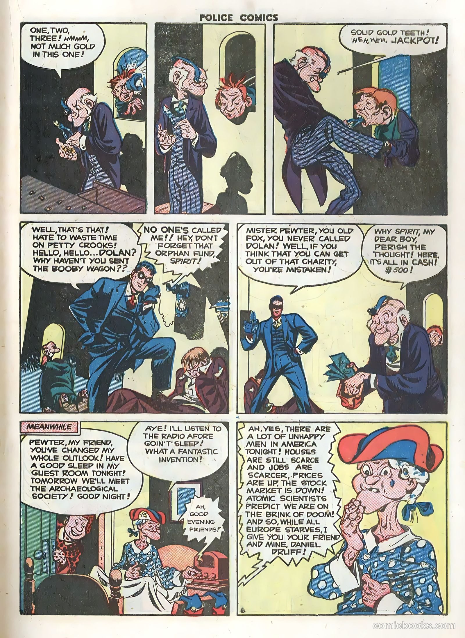 Police Comics #100 (1950) — page 19 of 36