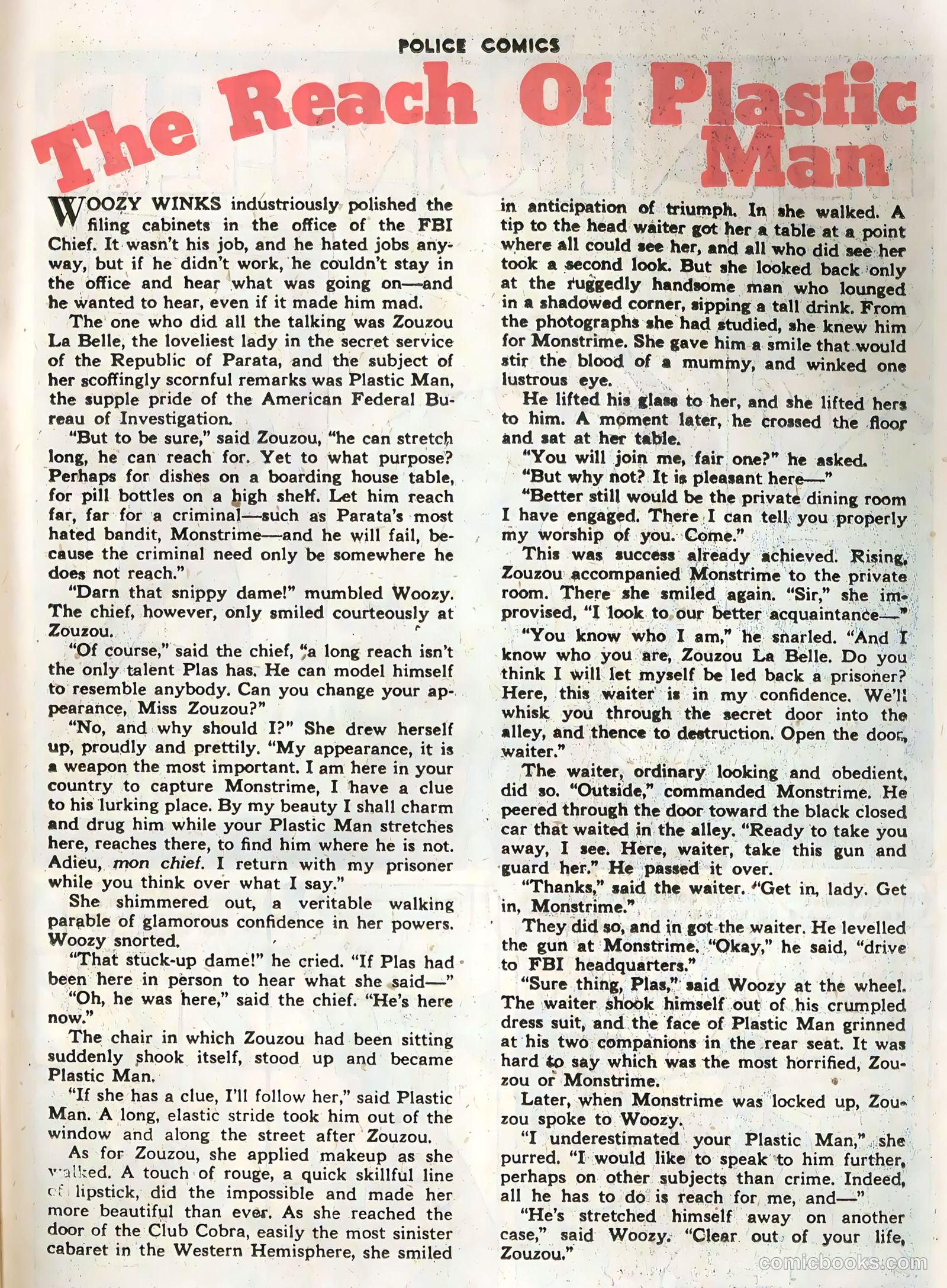 Police Comics #100 (1950) — page 27 of 36