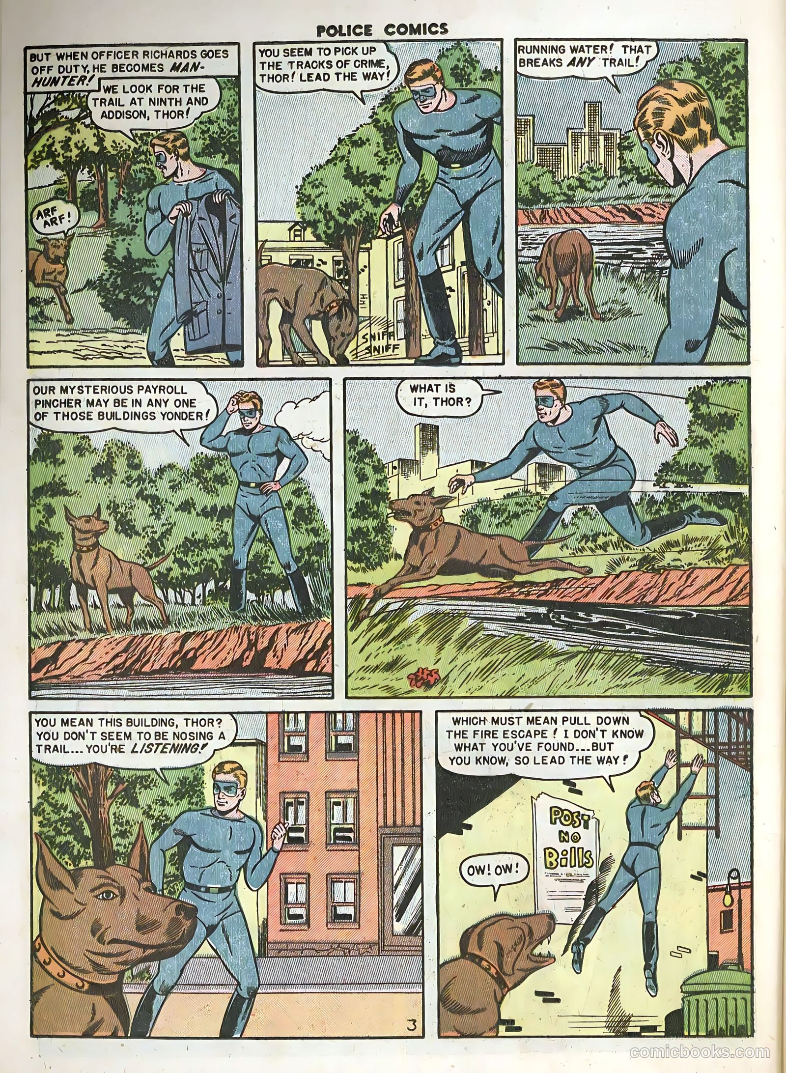 Police Comics #100 (1950) — page 30 of 36