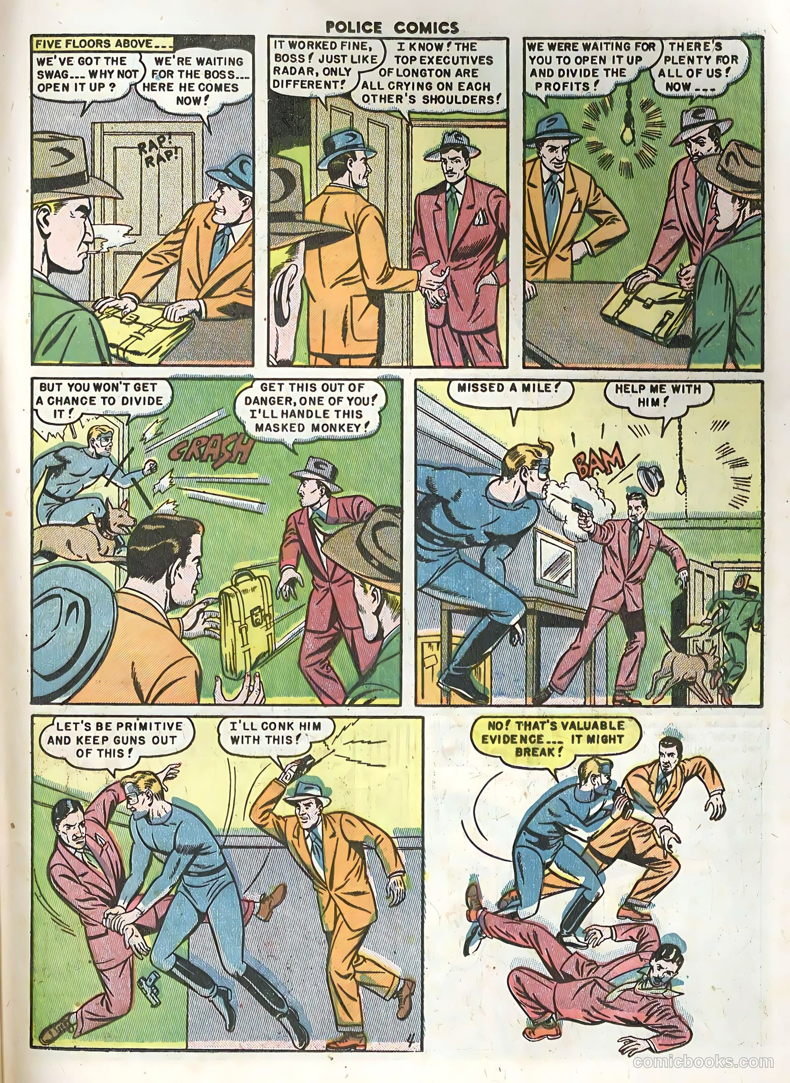 Police Comics #100 (1950) — page 31 of 36