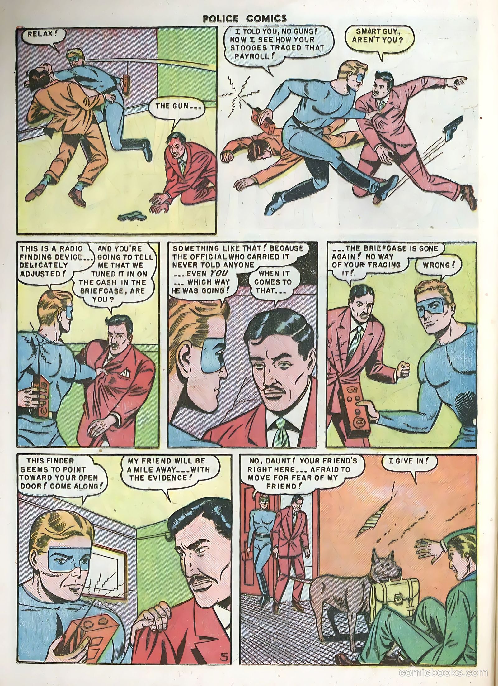 Police Comics #100 (1950) — page 32 of 36