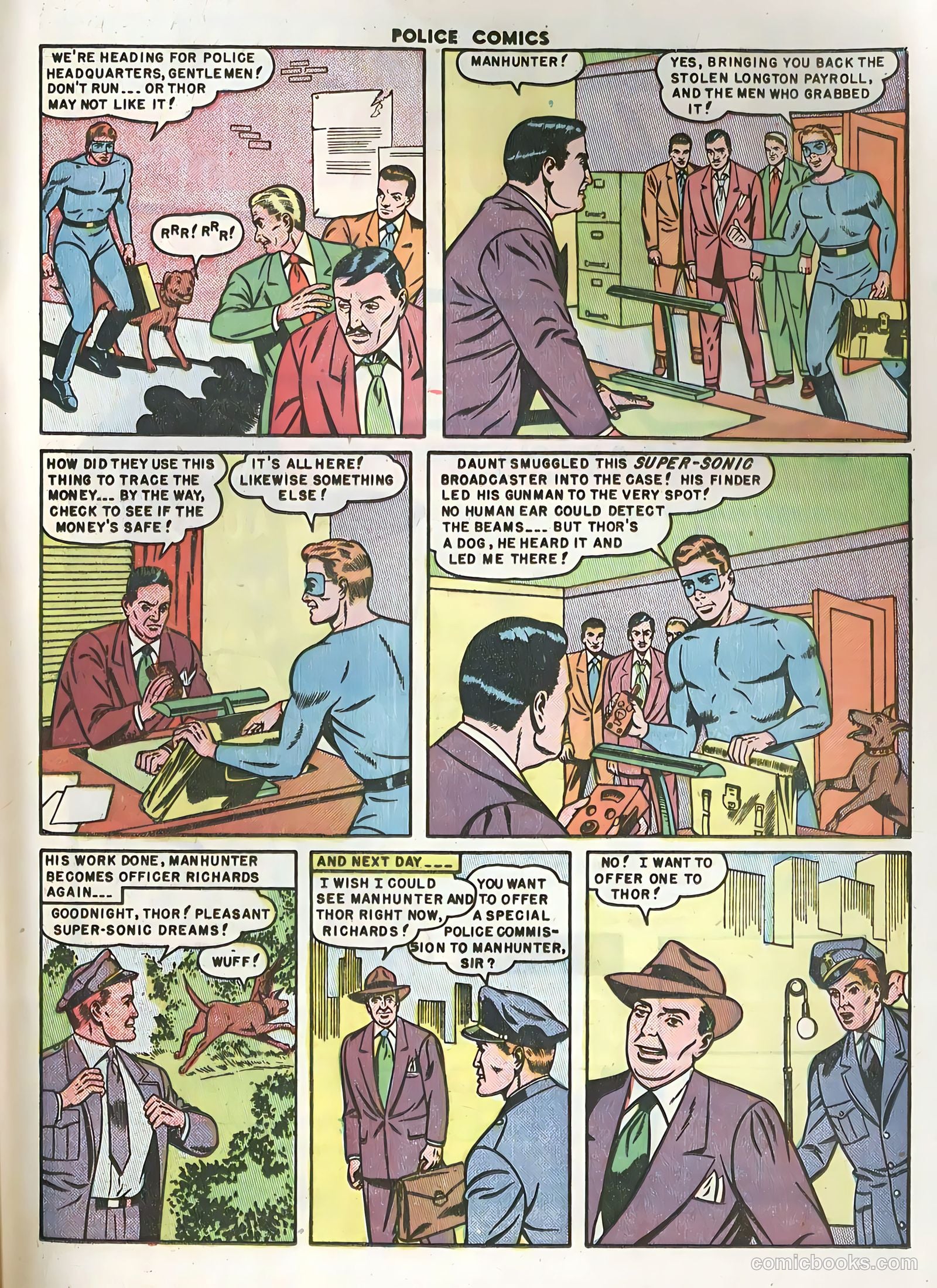 Police Comics #100 (1950) — page 33 of 36