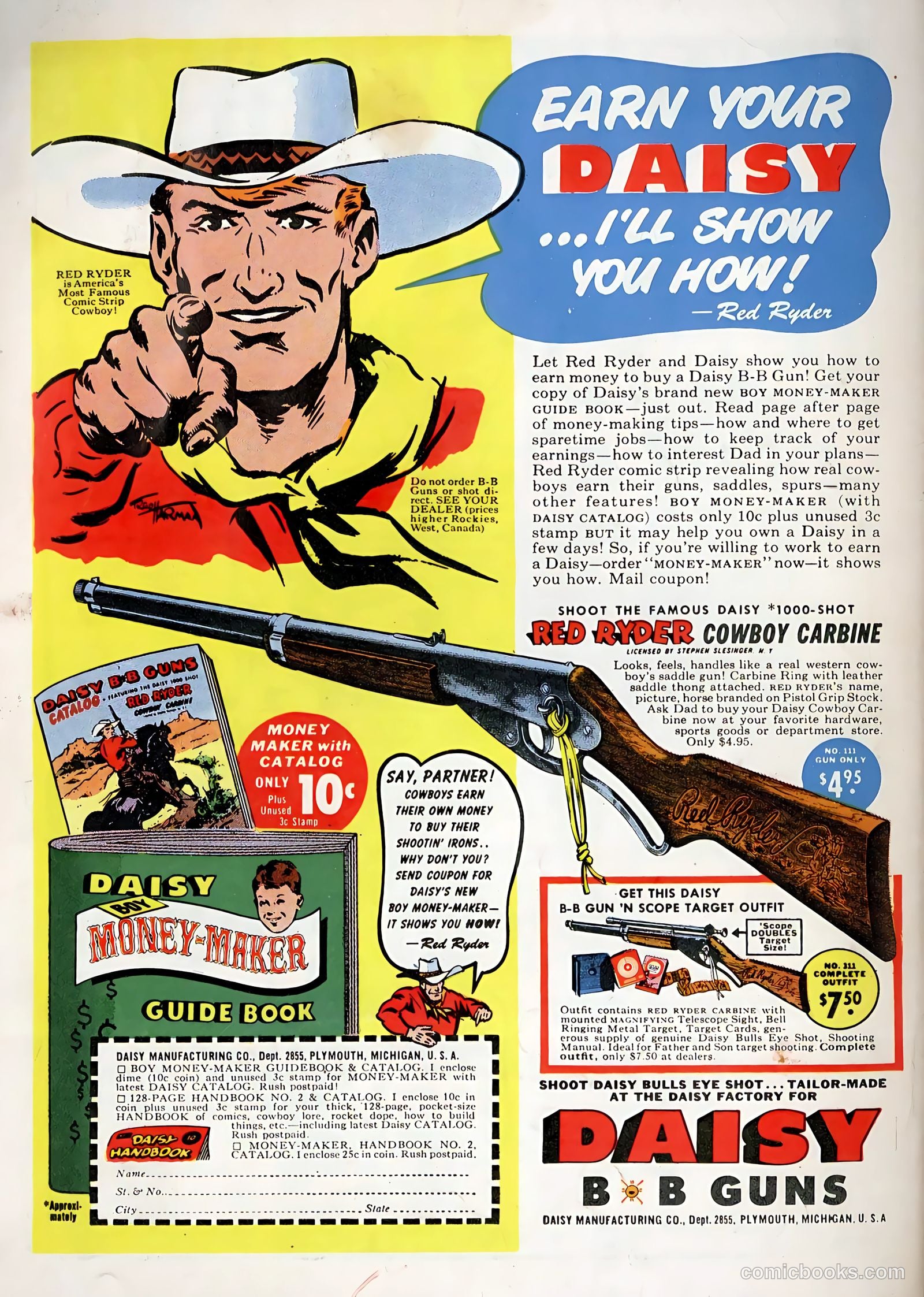 Police Comics #100 (1950) — page 36 of 36