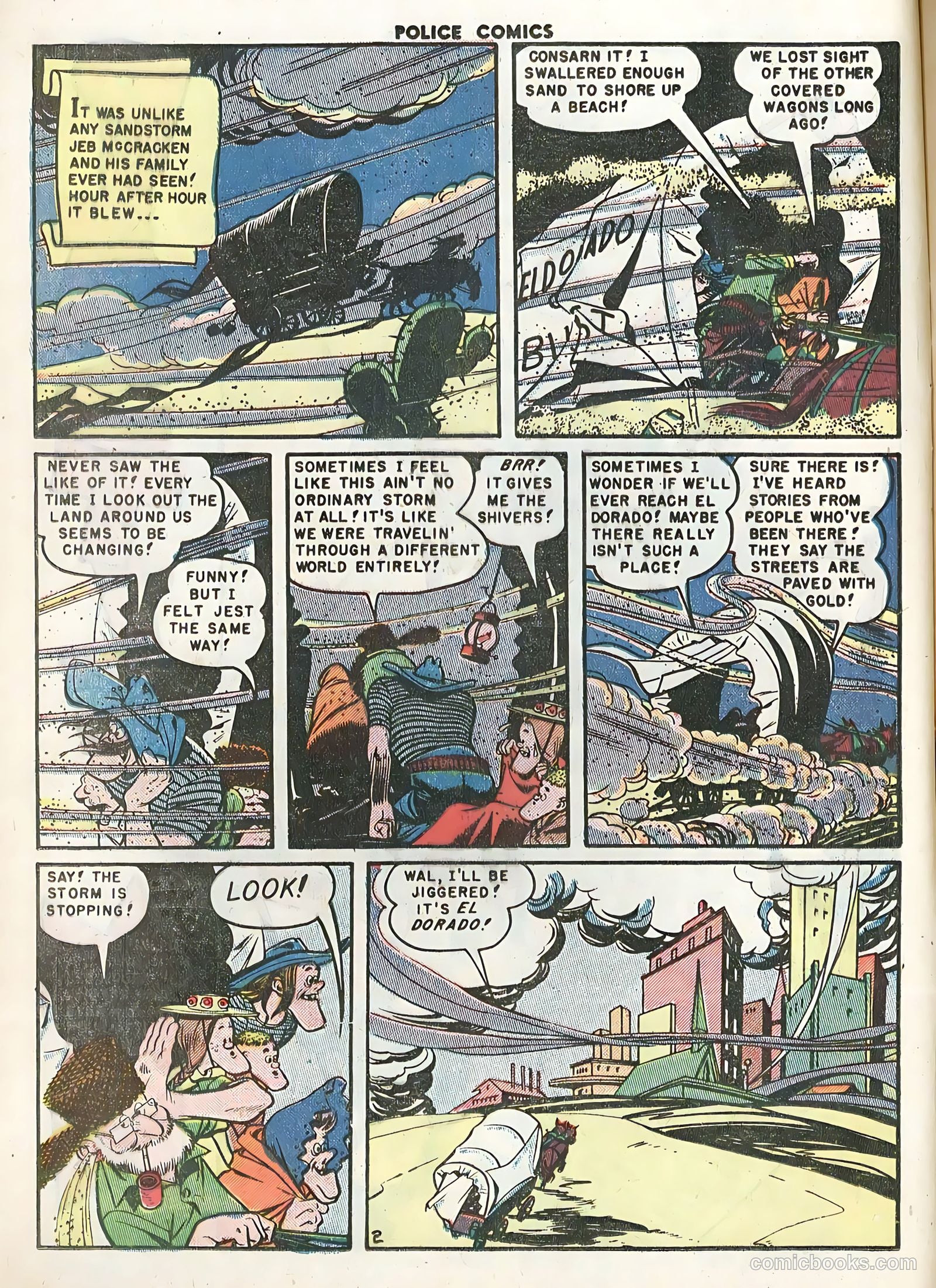 Police Comics #101 (1950) — page 4 of 36