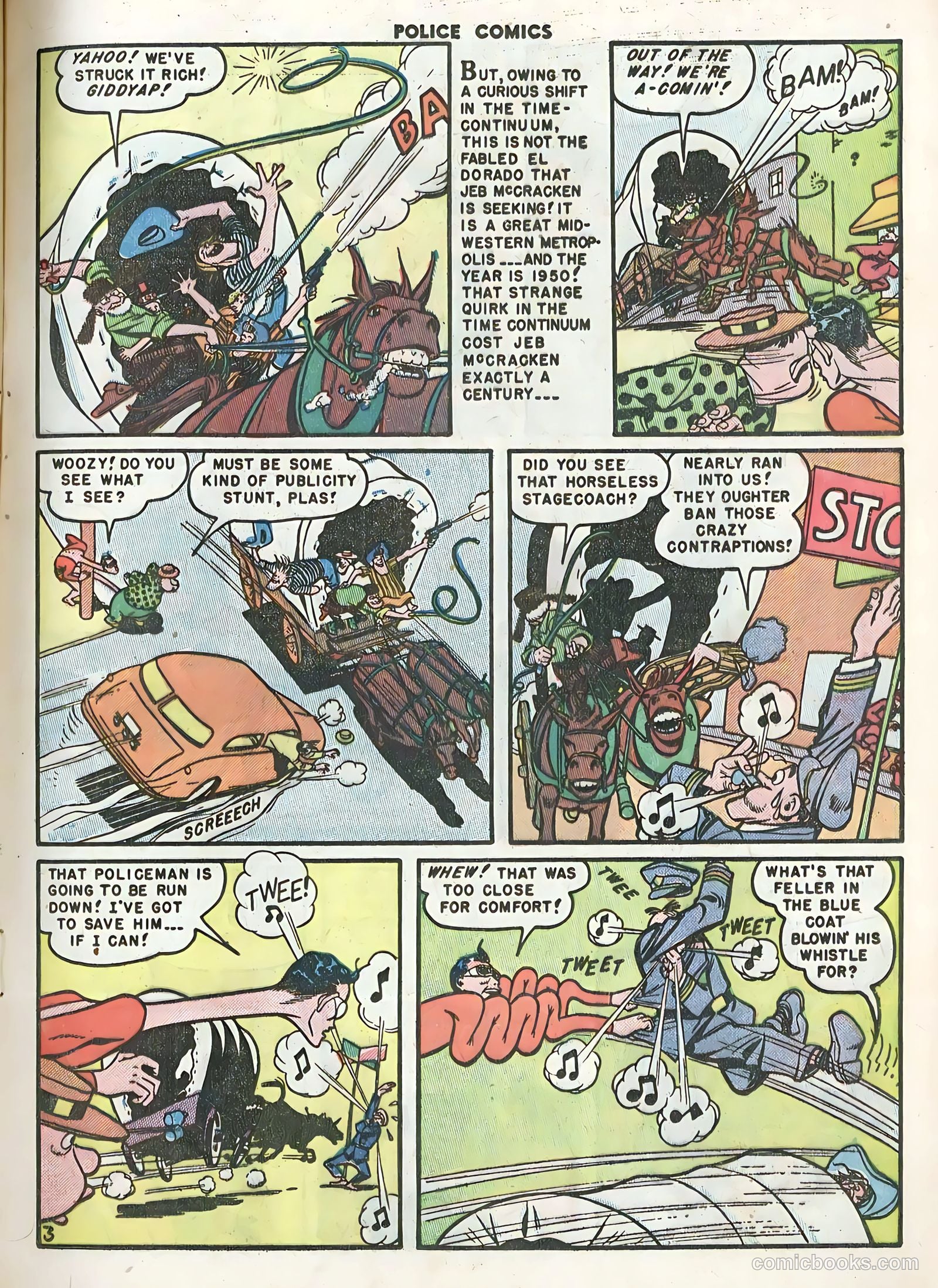 Police Comics #101 (1950) — page 5 of 36