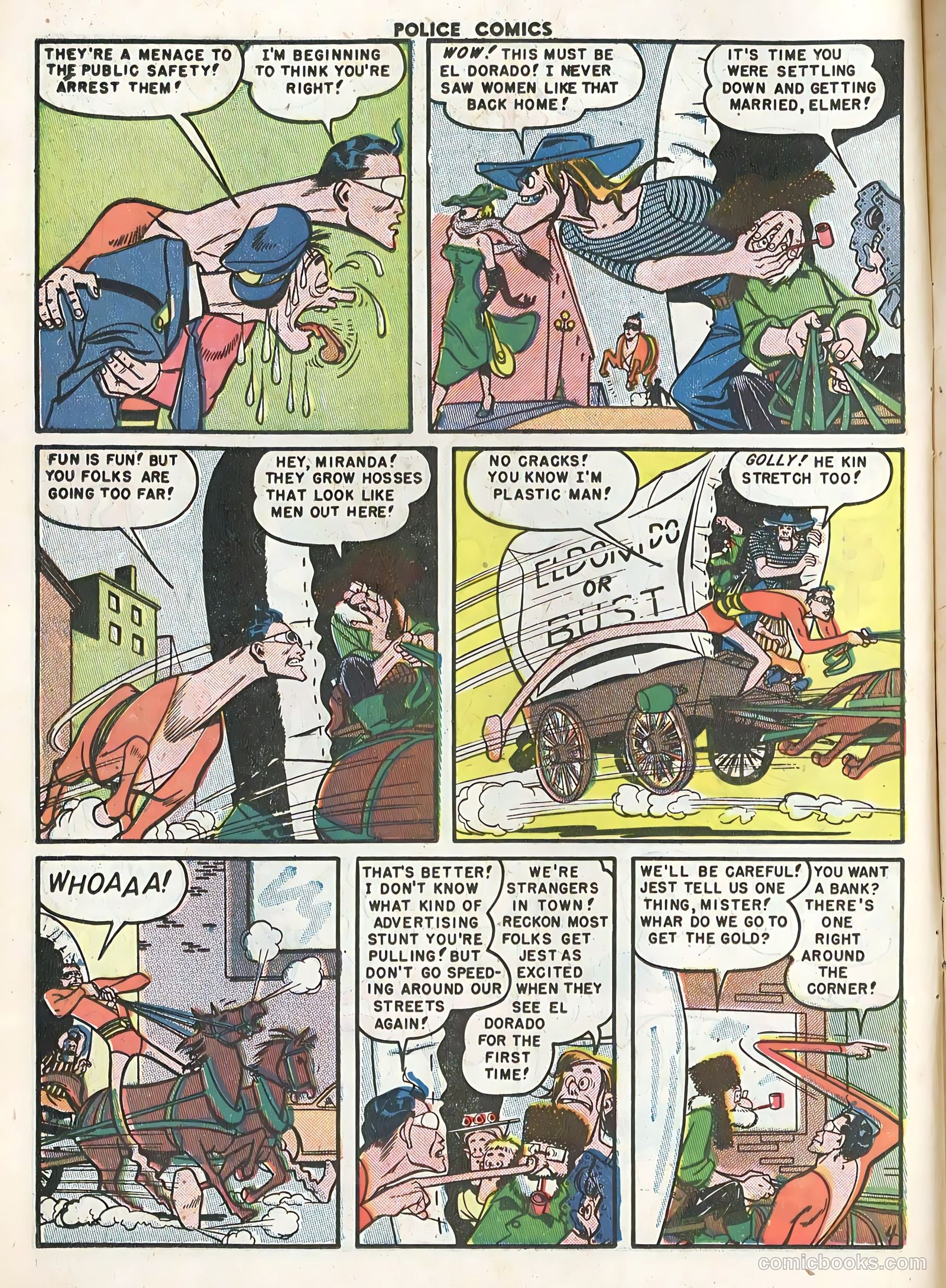 Police Comics #101 (1950) — page 6 of 36