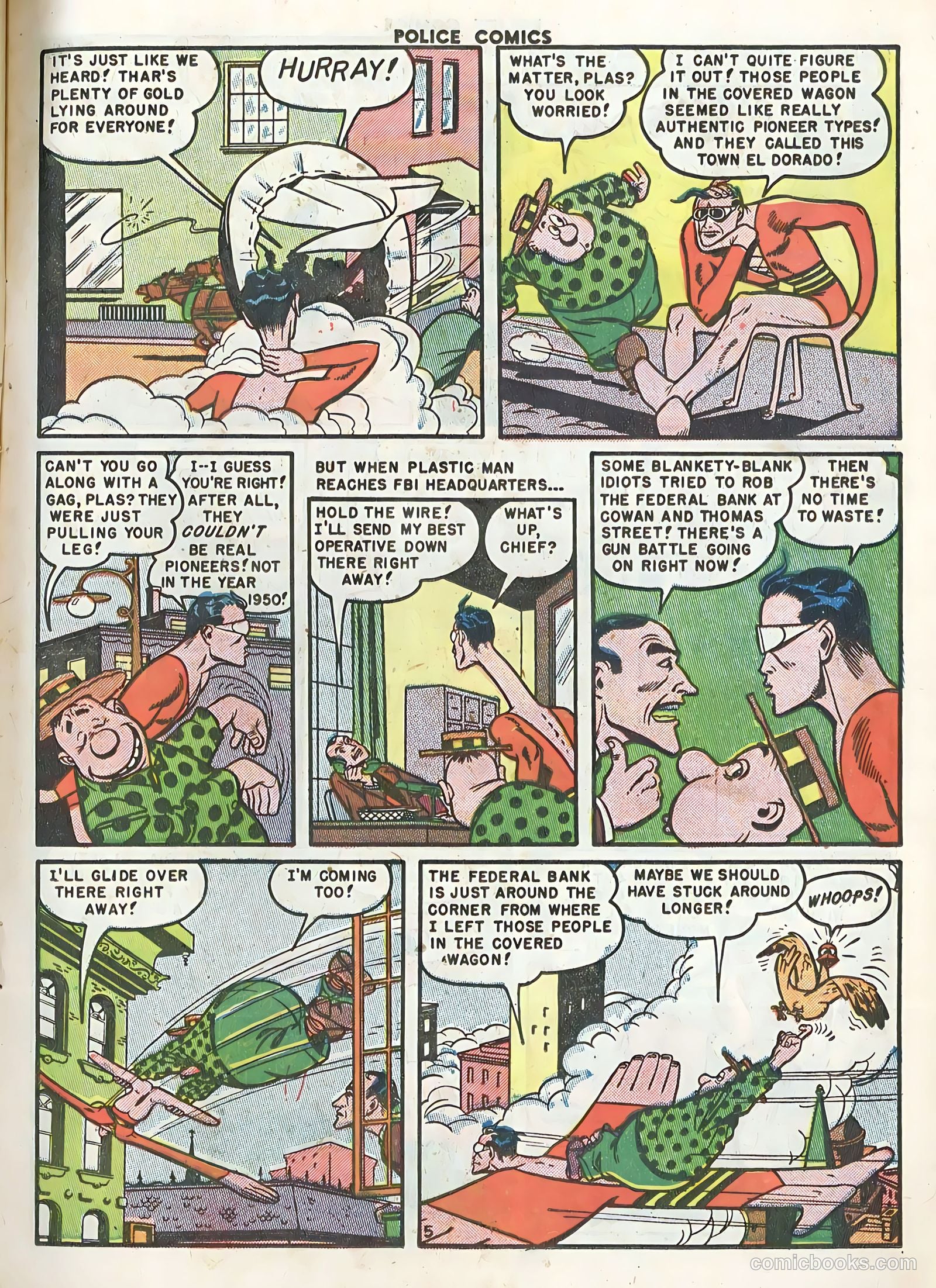 Police Comics #101 (1950) — page 7 of 36