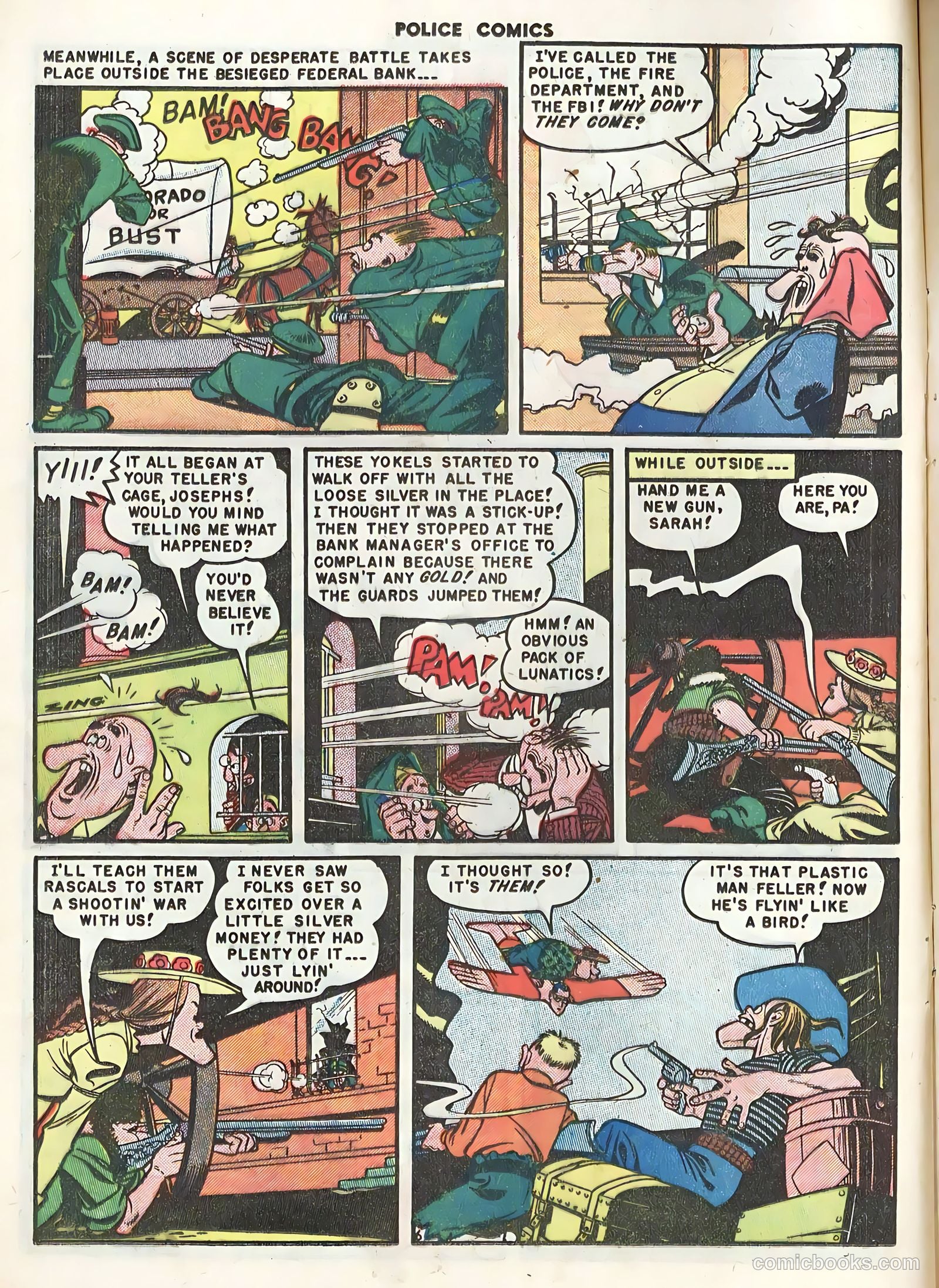 Police Comics #101 (1950) — page 8 of 36