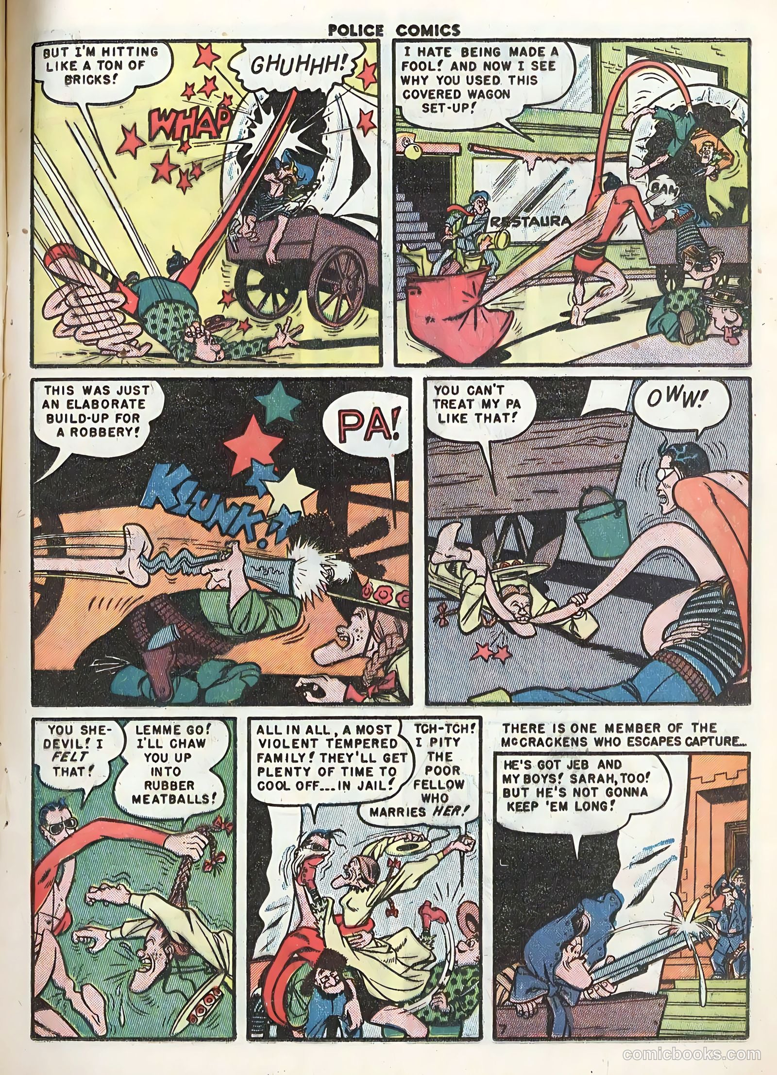 Police Comics #101 (1950) — page 9 of 36