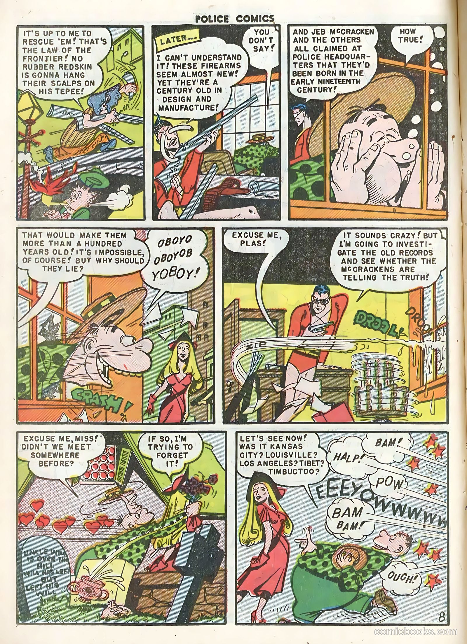 Police Comics #101 (1950) — page 10 of 36
