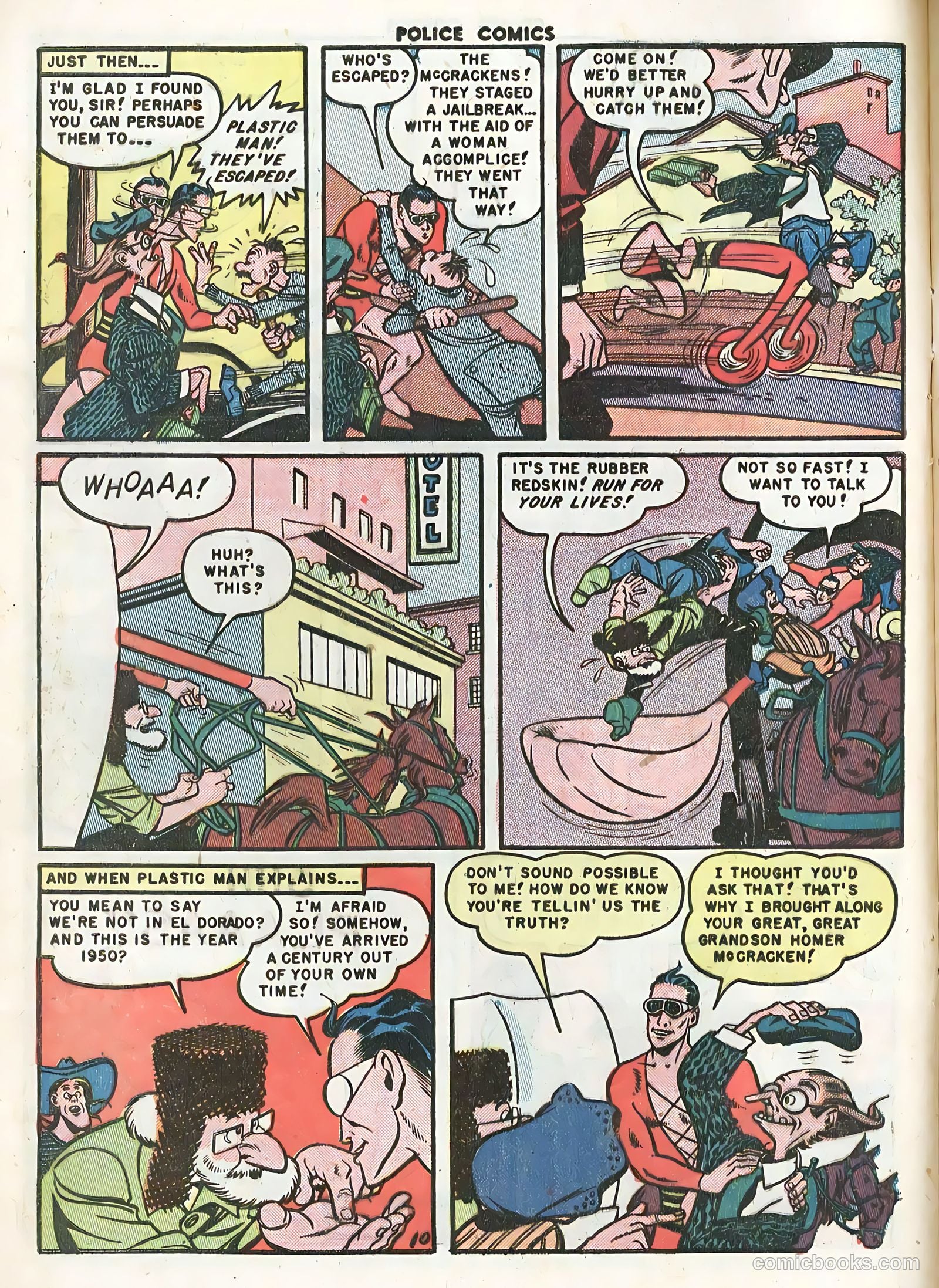 Police Comics #101 (1950) — page 12 of 36