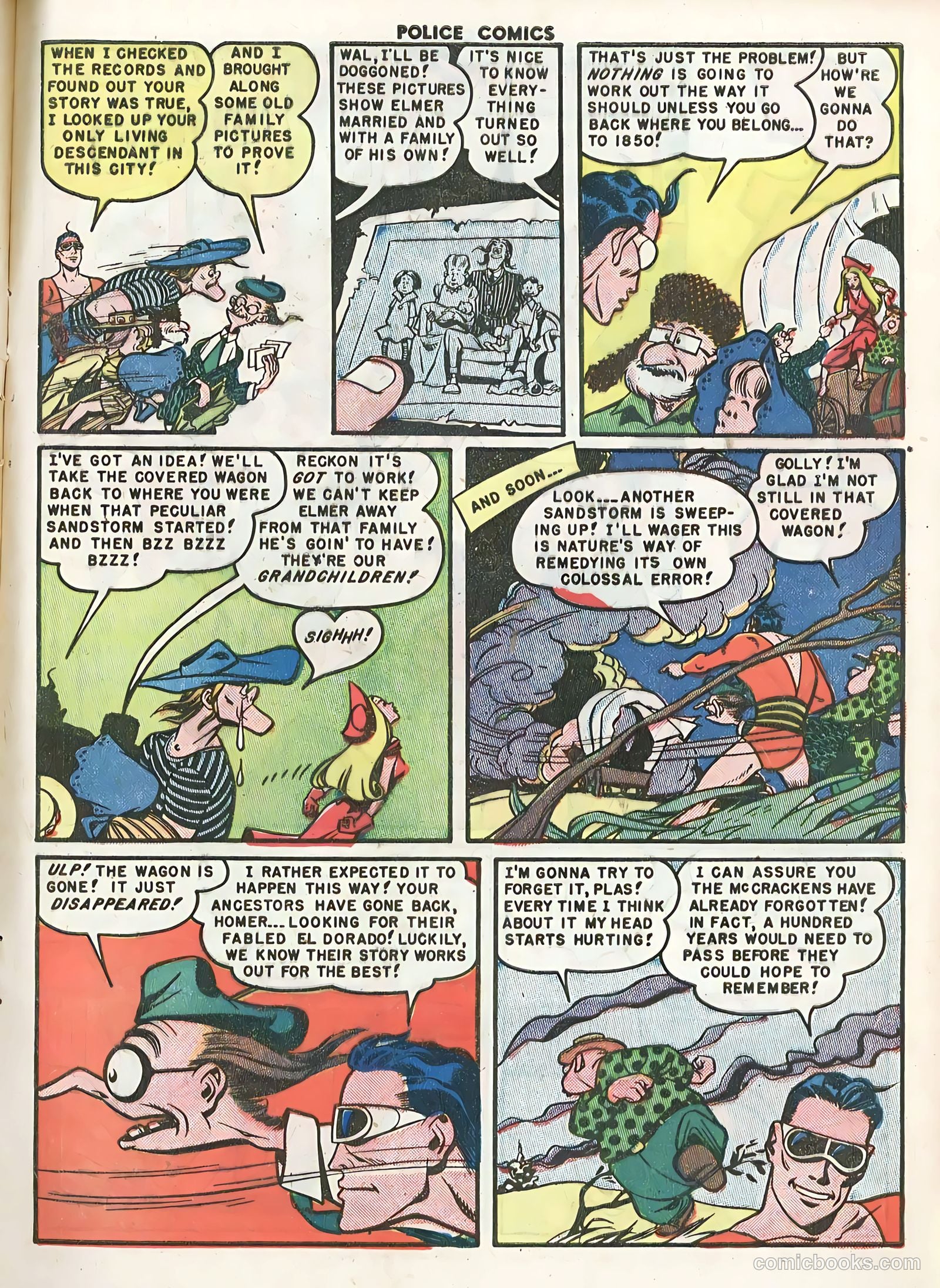Police Comics #101 (1950) — page 13 of 36