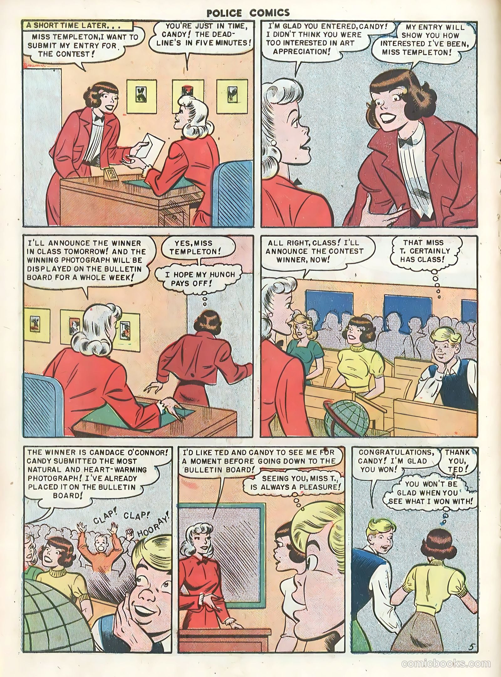 Police Comics #101 (1950) — page 18 of 36