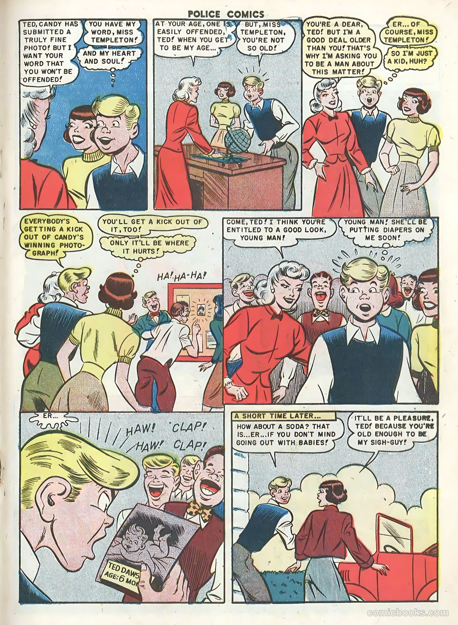 Police Comics #101 (1950) — page 19 of 36