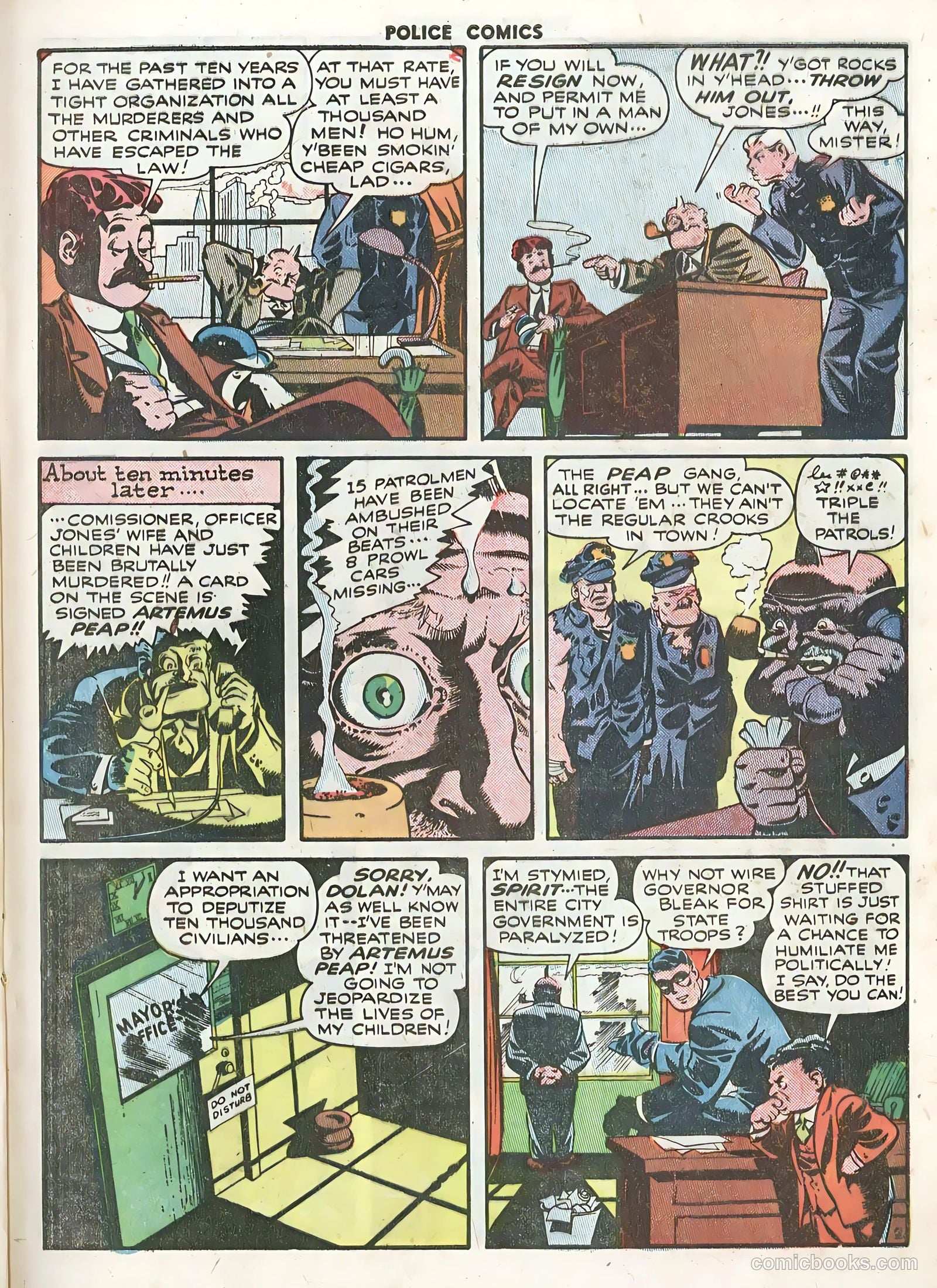 Police Comics #101 (1950) — page 21 of 36