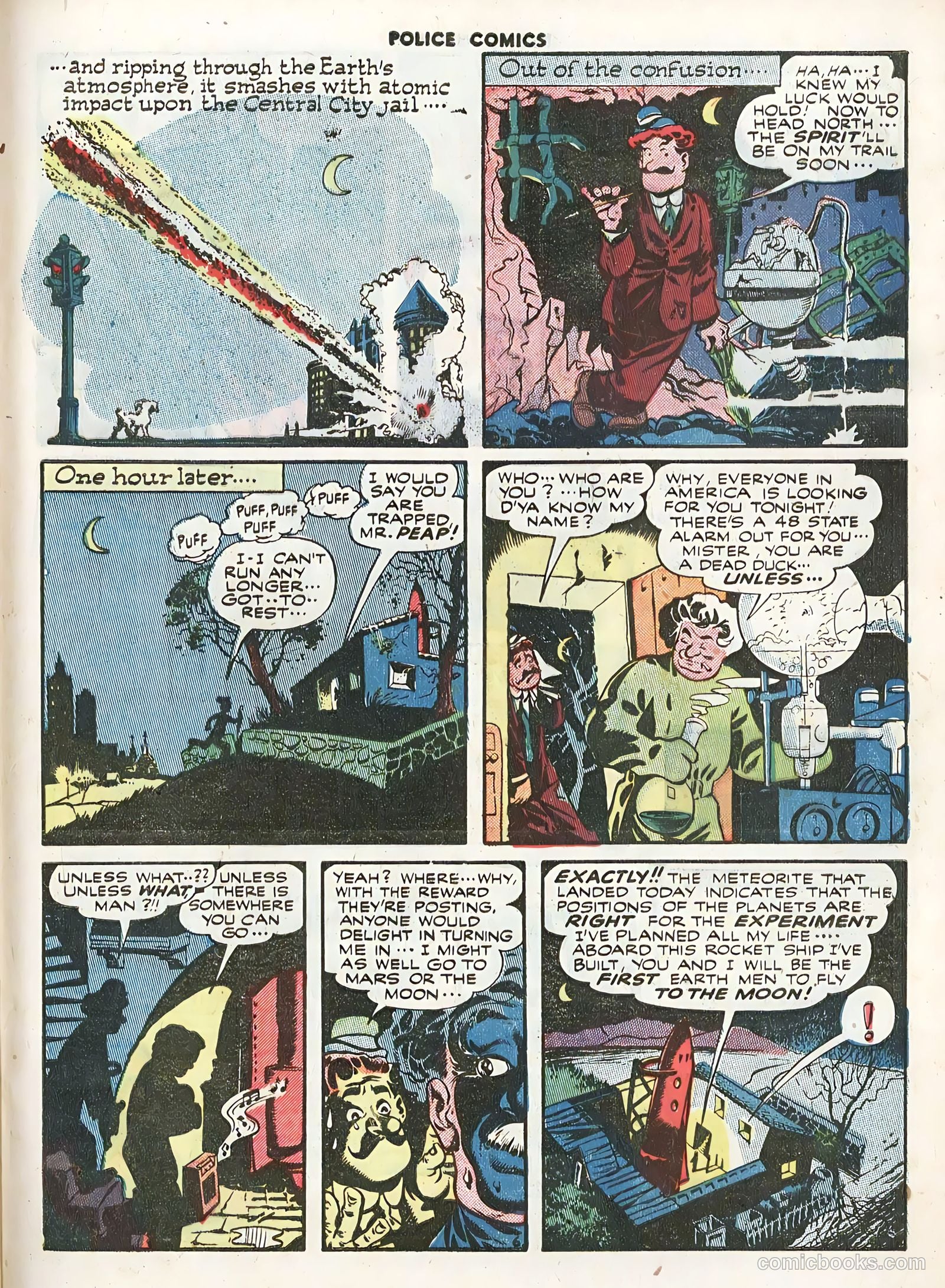 Police Comics #101 (1950) — page 25 of 36