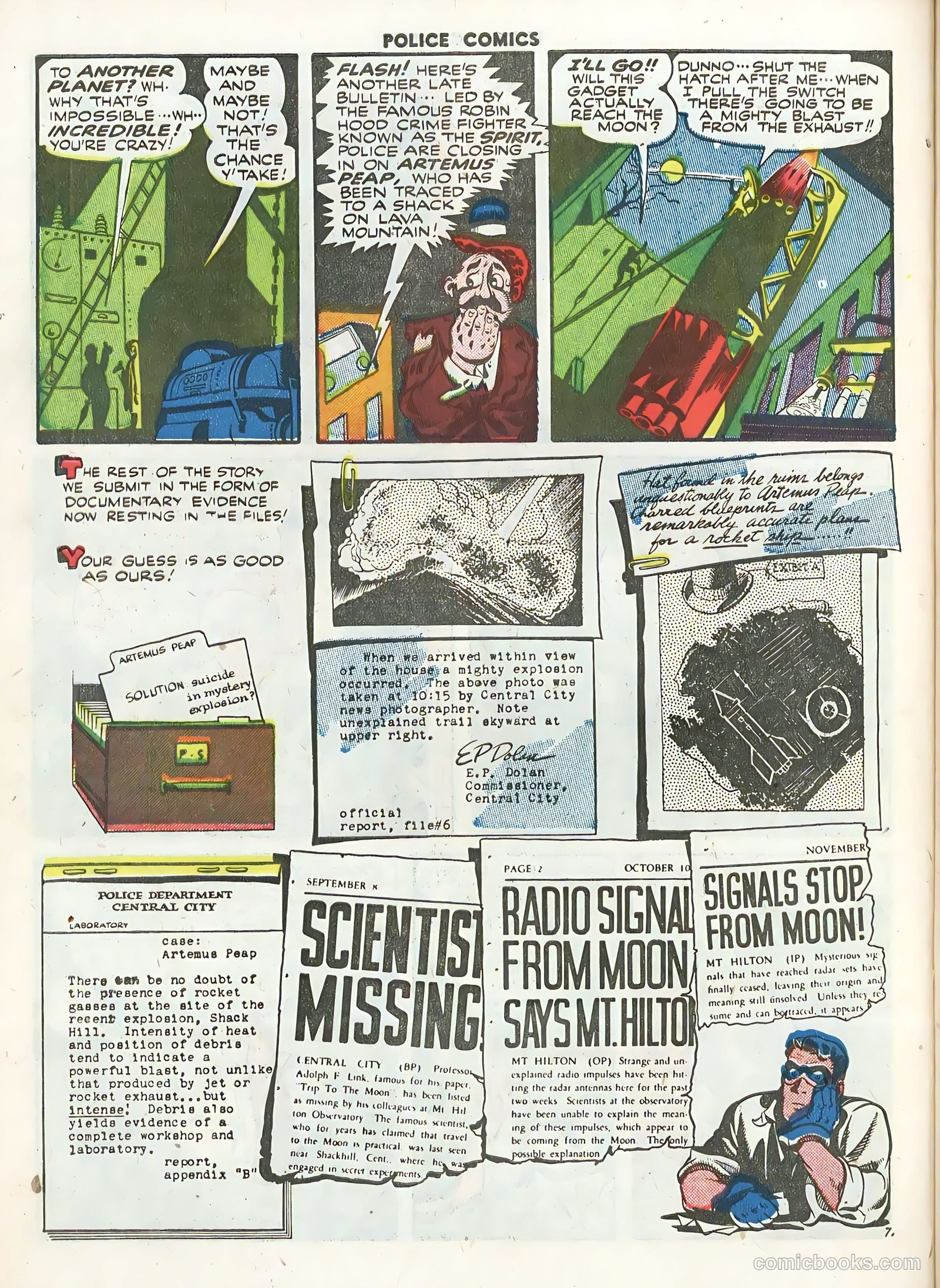 Police Comics #101 (1950) — page 26 of 36