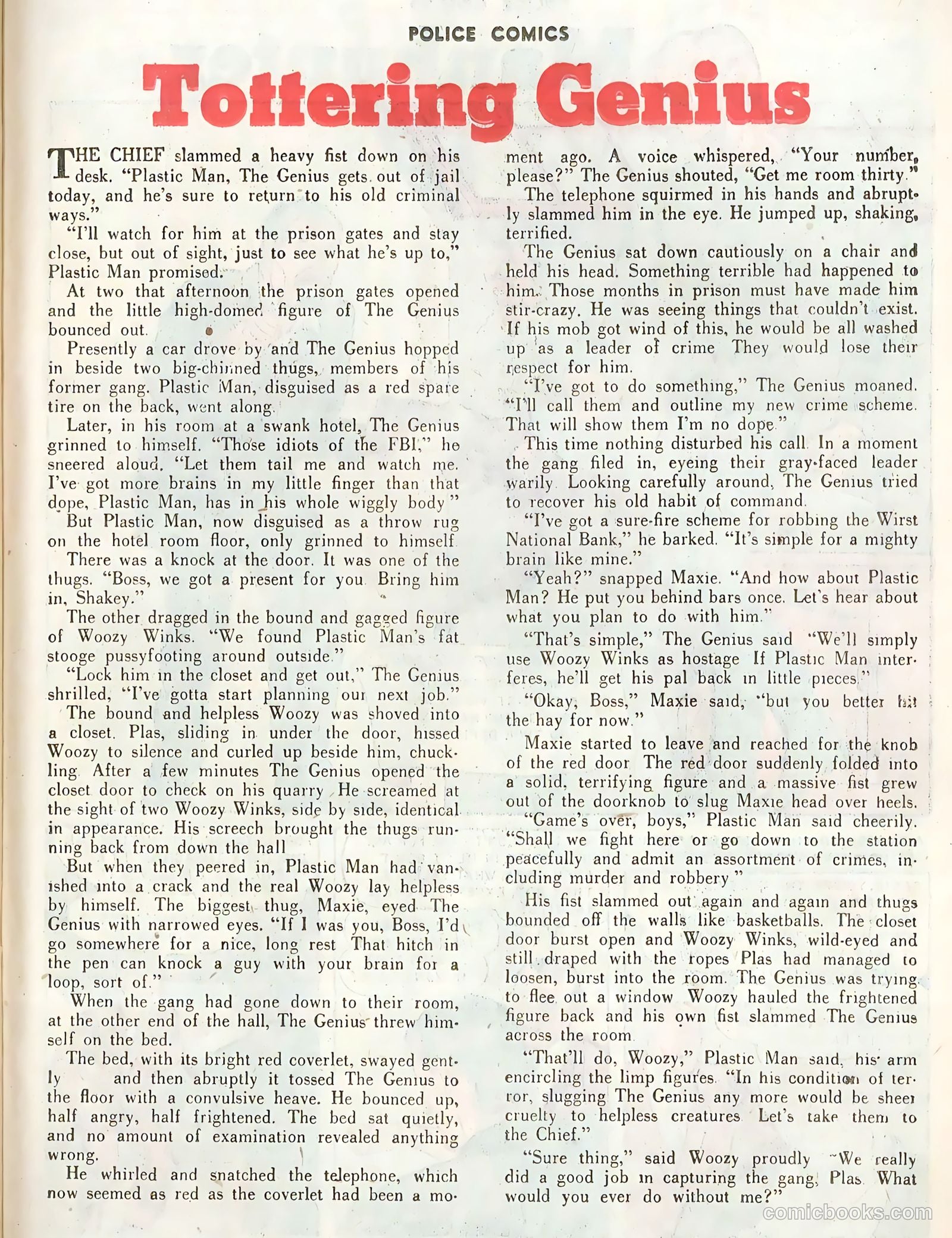 Police Comics #101 (1950) — page 27 of 36