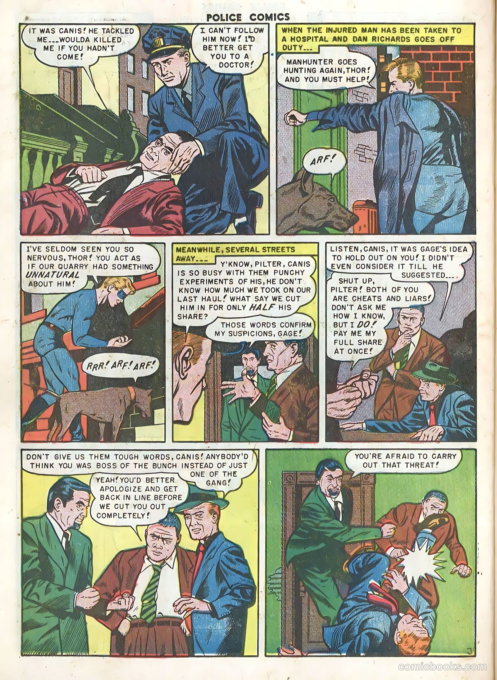 Police Comics #101 (1950) — page 30 of 36
