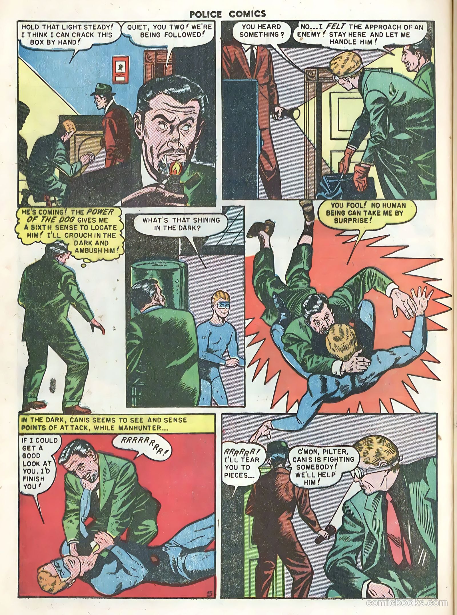 Police Comics #101 (1950) — page 32 of 36