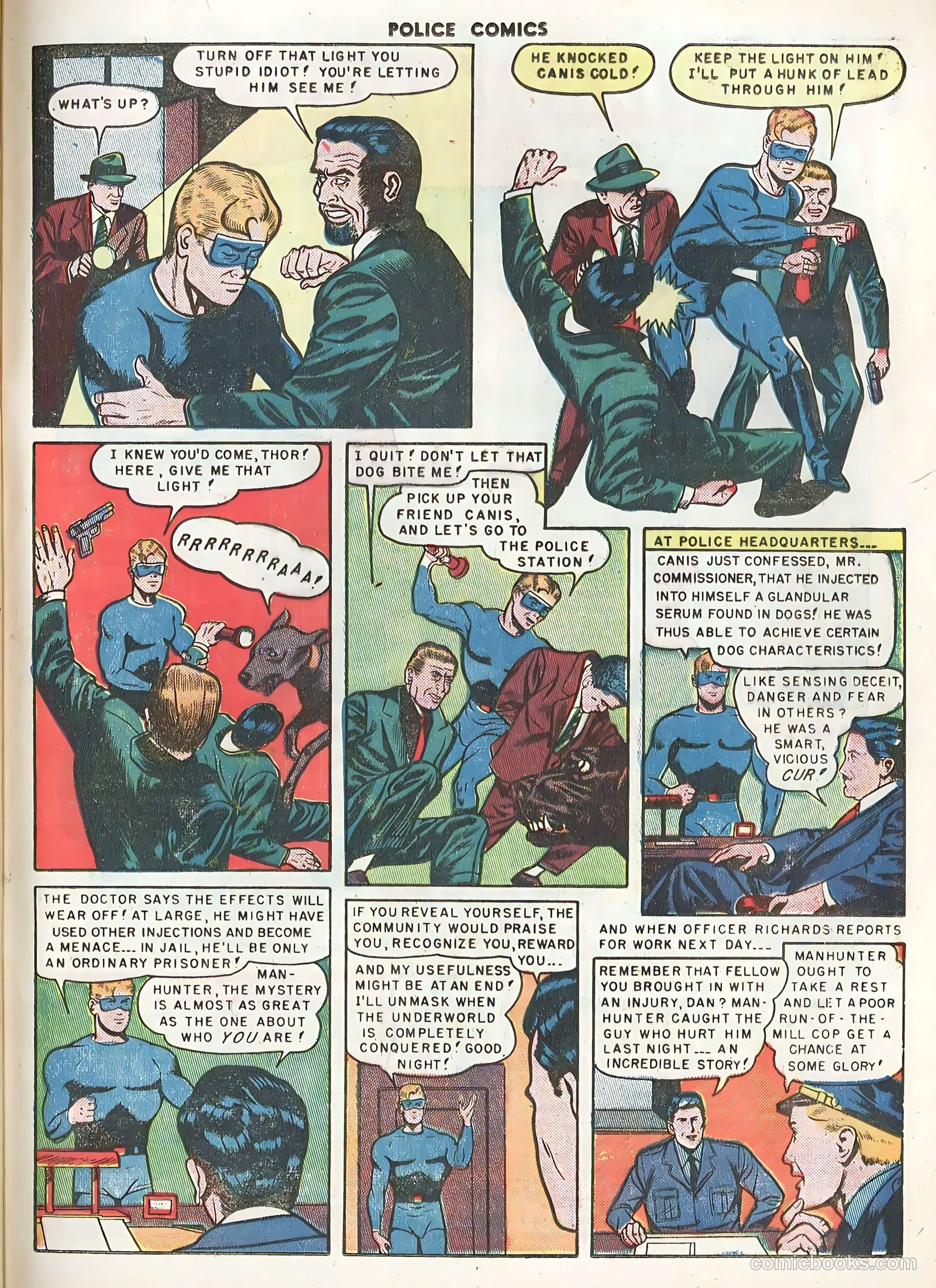 Police Comics #101 (1950) — page 33 of 36